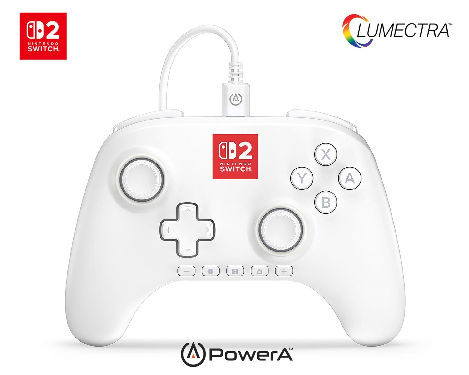 Foto 2 | Foto 2 | Control Alámbrico para Nintendo Switch 2 Power A Lumectra Multicolor