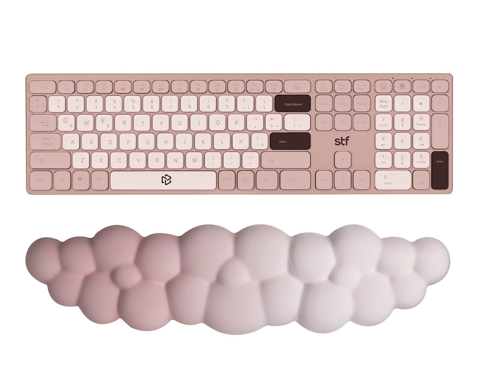 Foto 1 | Foto 1 | Teclado inalámbrico con Reposa Muñecas STF ST-A08182