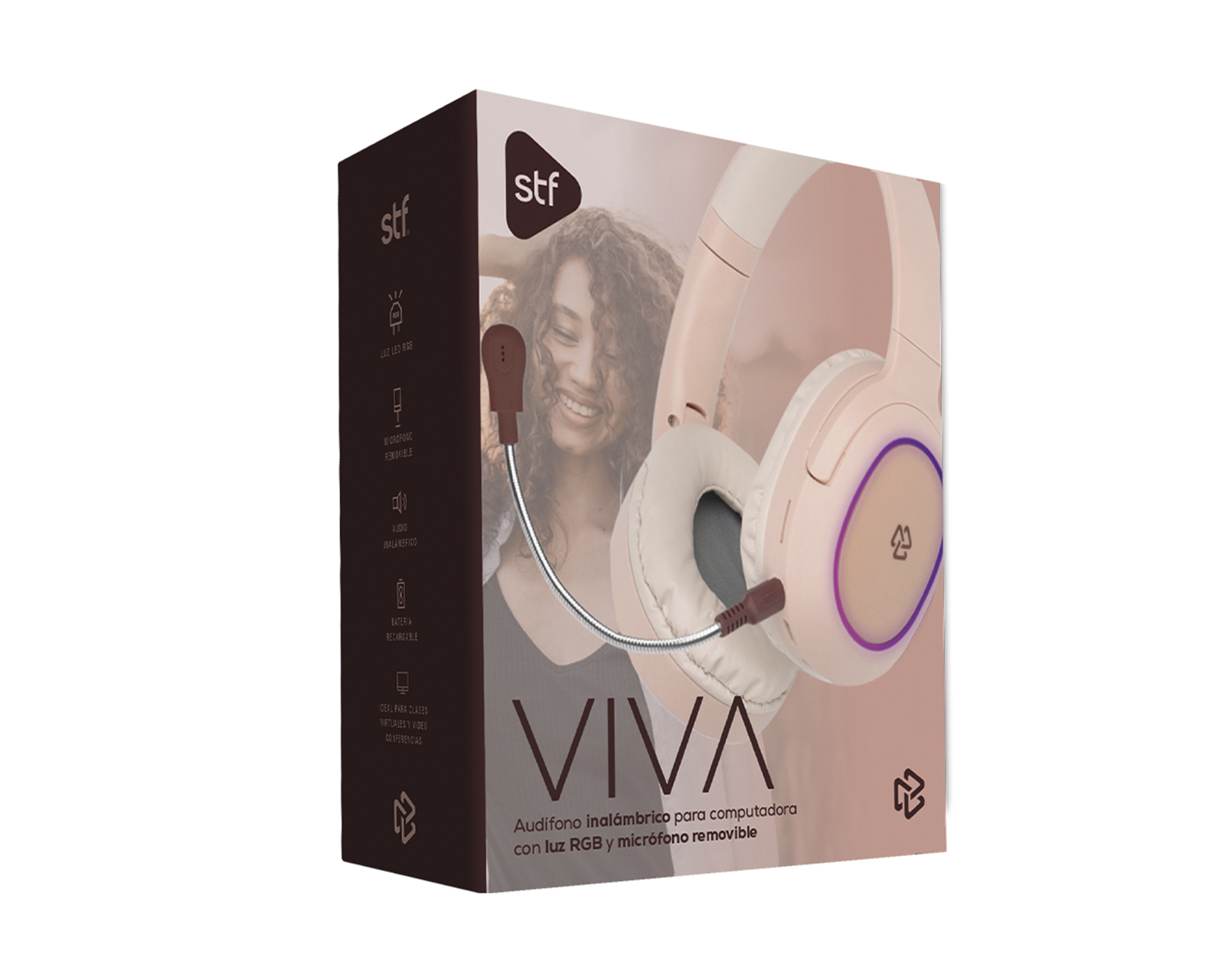 Foto 8 pulgar | Foto 7 | Audífonos de Diadema Inalámbricos STF Viva ST-H08236 Bluetooth