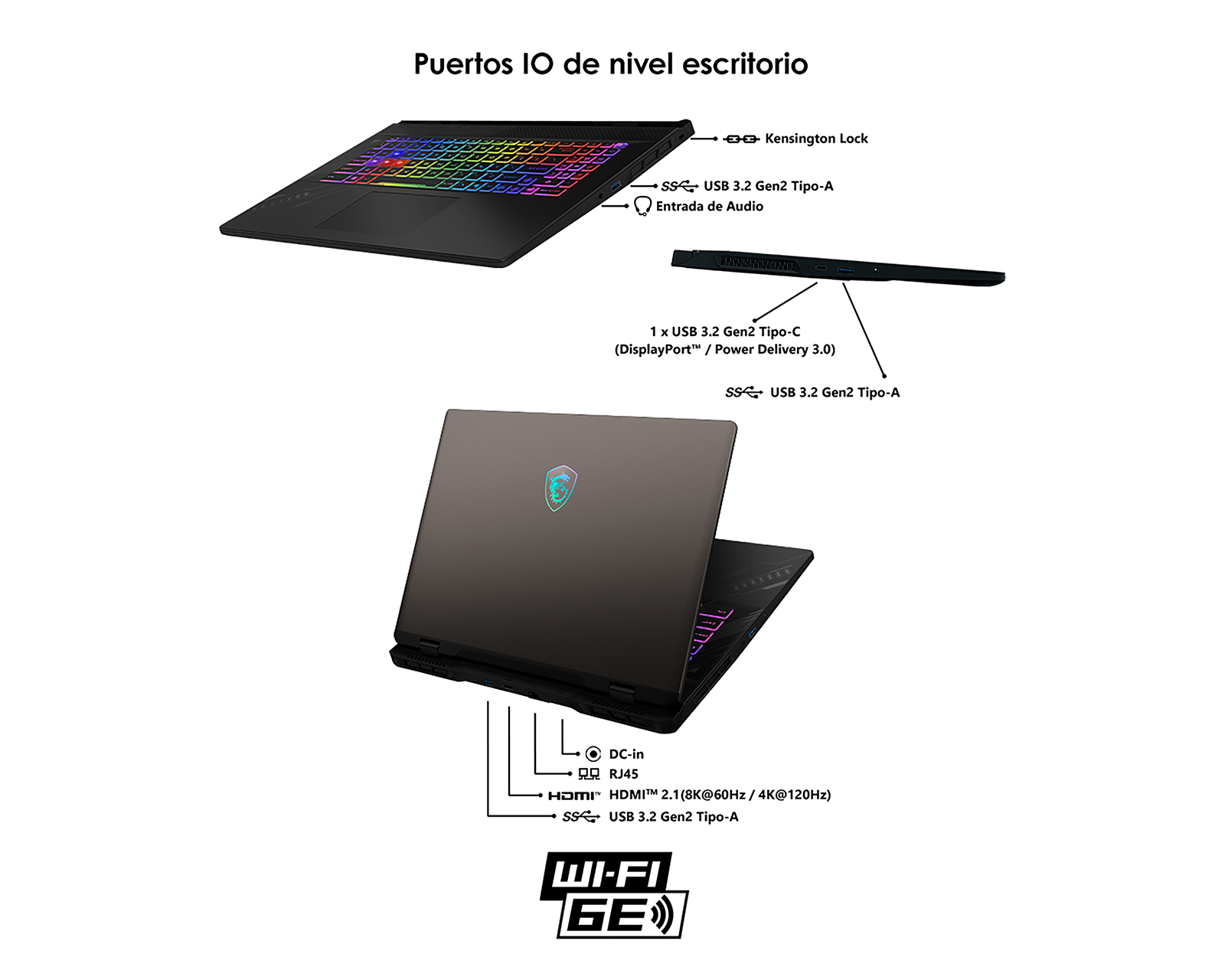 Foto 5 pulgar | Foto 4 | Laptop Gamer MSI Crosshair A17 HX 17 Pulgadas NVIDIA GeForce RTX 5060 16 GB RAM 1 TB SSD Negra + Mochila