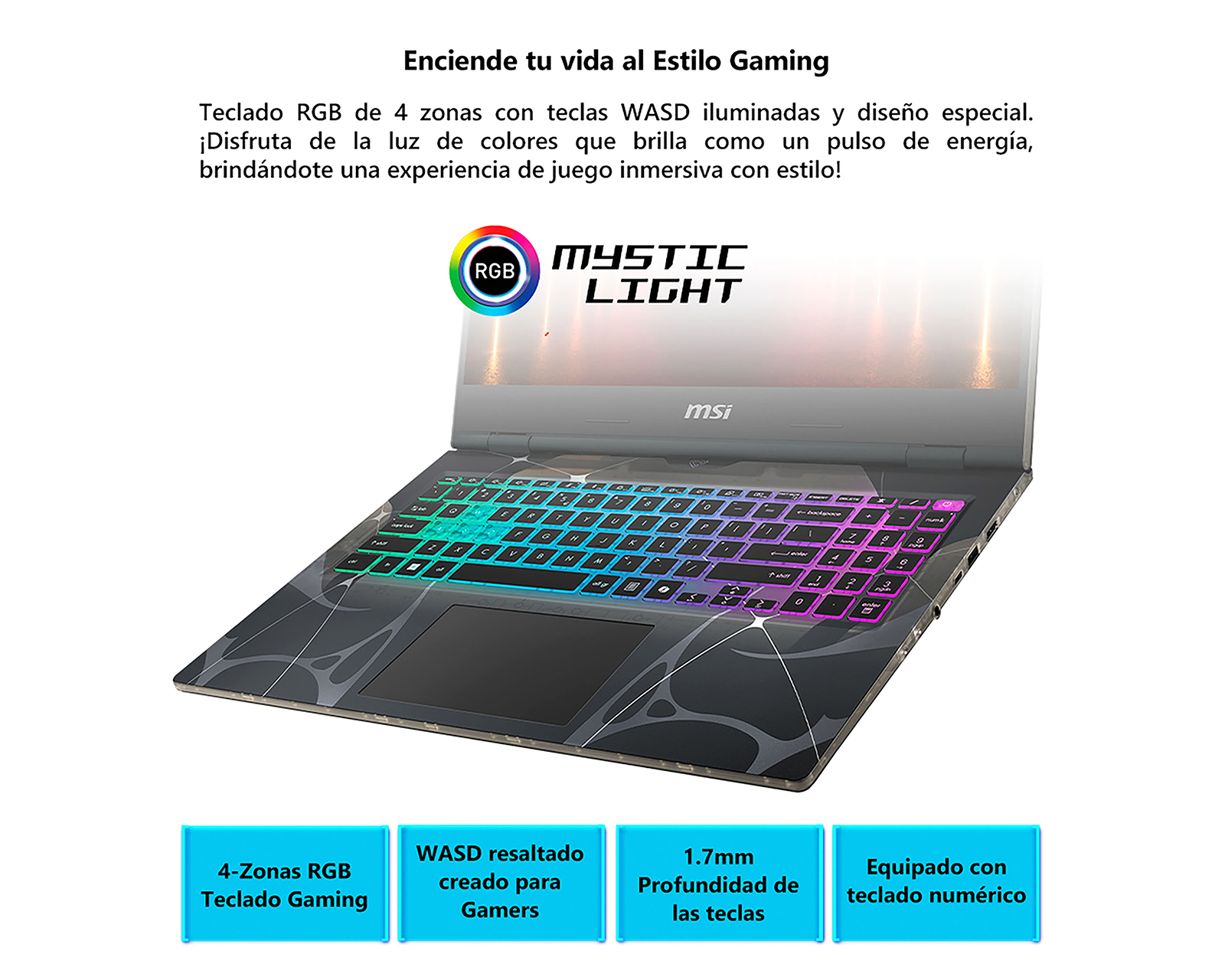 Foto 7 pulgar | Foto 6 | Laptop Gamer MSI Cyborg 15 B2RWFKG-452MX 15.6 Pulgadas NVIDIA GeForce RTX 5060 16 GB RAM 1 TB SSD Negra
