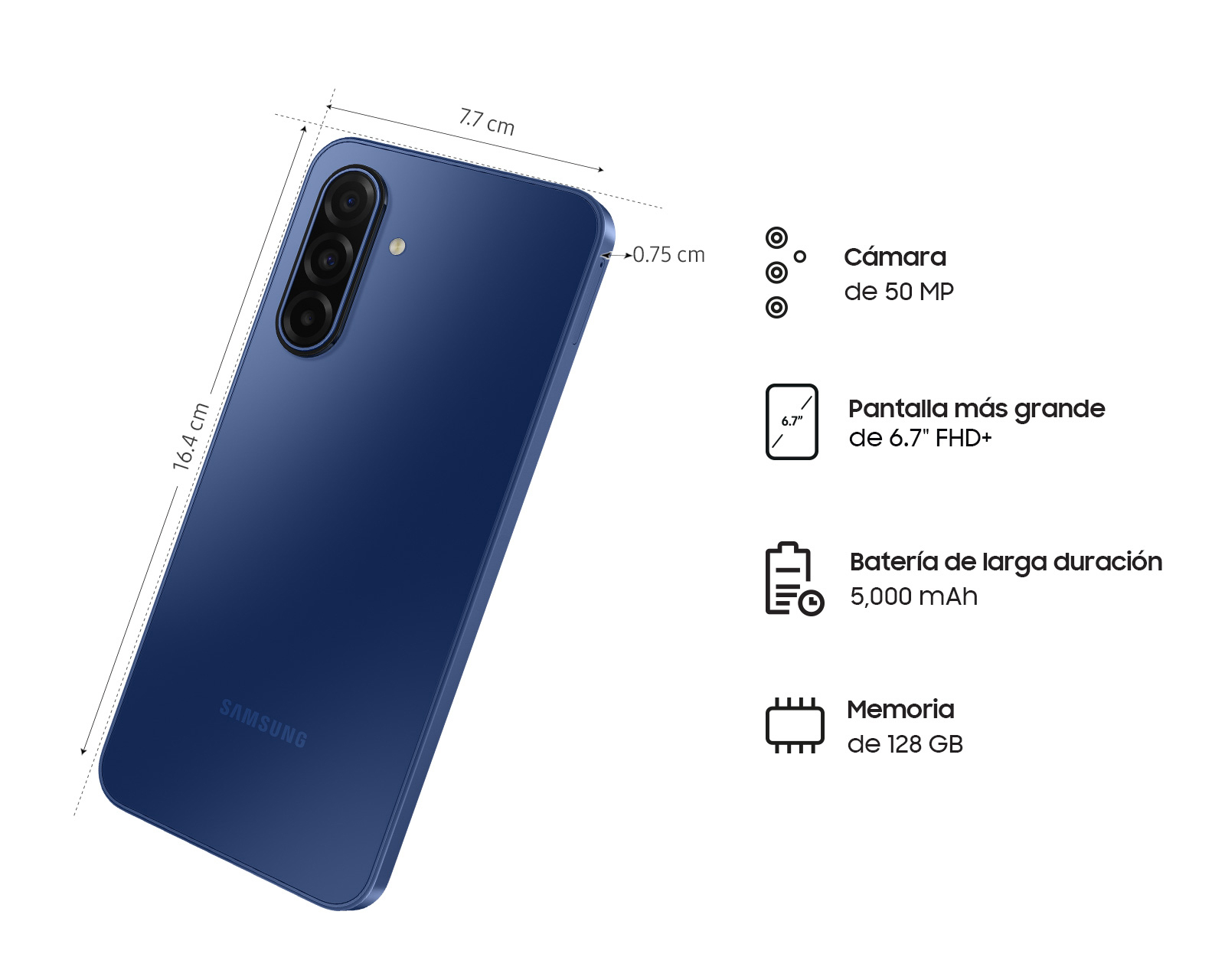 Foto 11 pulgar | Foto 10 | Telcel Samsung Galaxy A17 5G 128 GB Azul