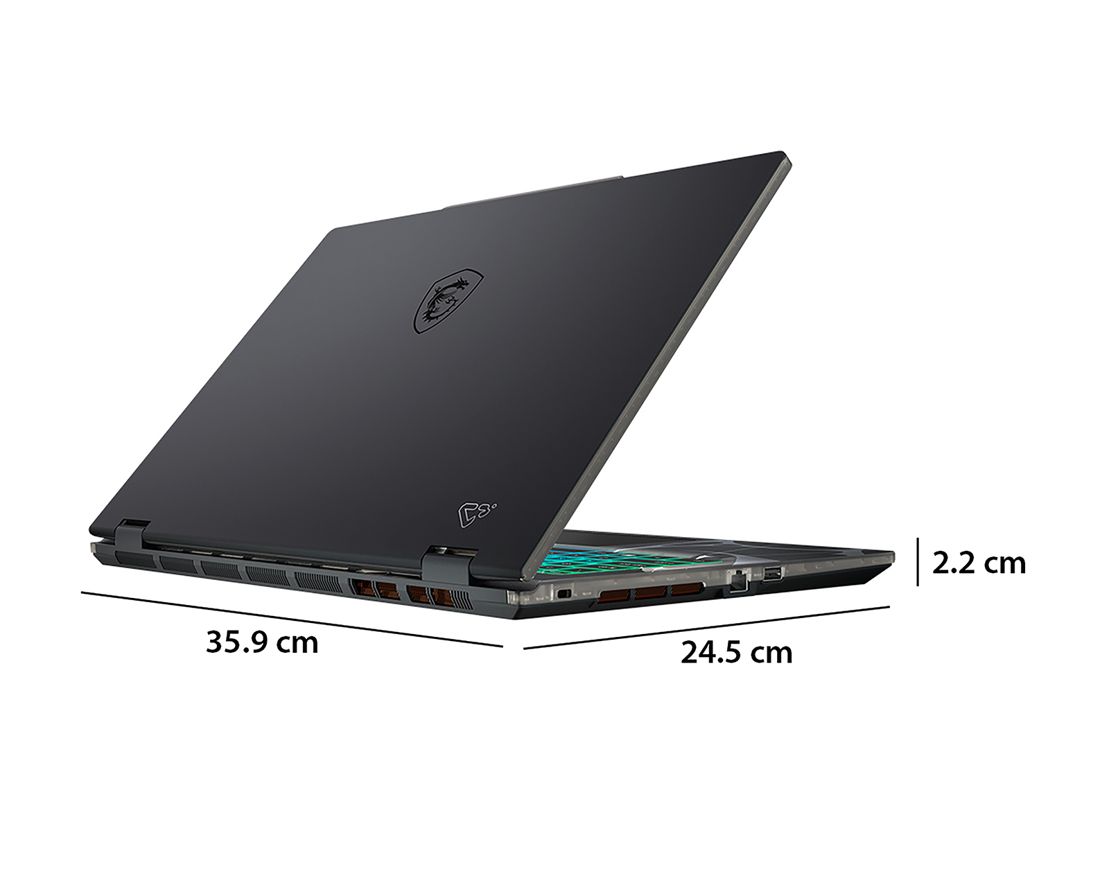 Foto 8 | Foto 8 | Laptop Gamer MSI Cyborg 15 B2RWEKG-456MX 15.6 Pulgadas Intel Core 7 NVIDIA GeForce RTX 5050 16 GB RAM 512 GB SSD Negra