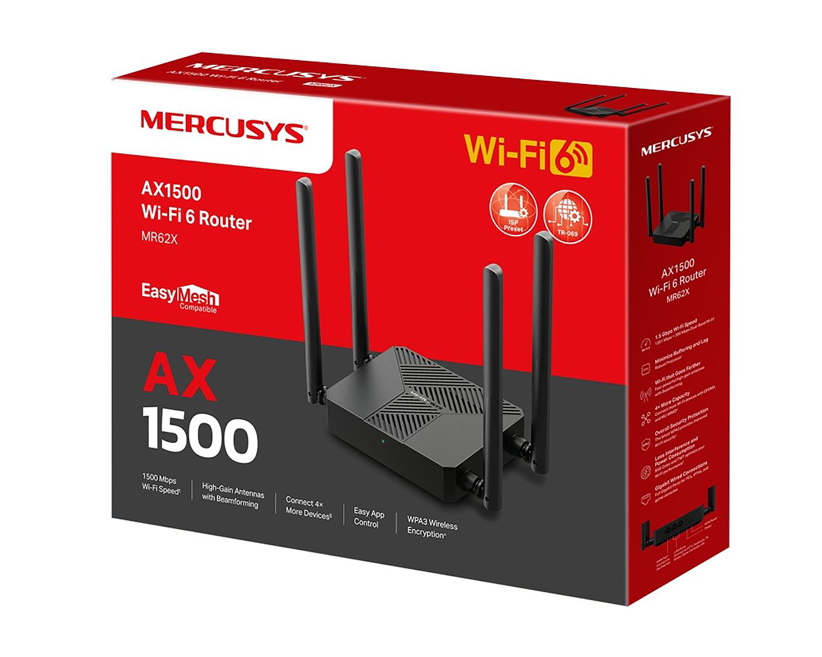 Foto 5 pulgar | Foto 4 | Router Mercusys MR62X Wi-Fi 6 Doble Banda