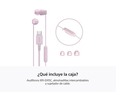 Foto 7 | Foto 7 | Audífonos Alámbricos Sony IER-EX15C/P con Control Remoto