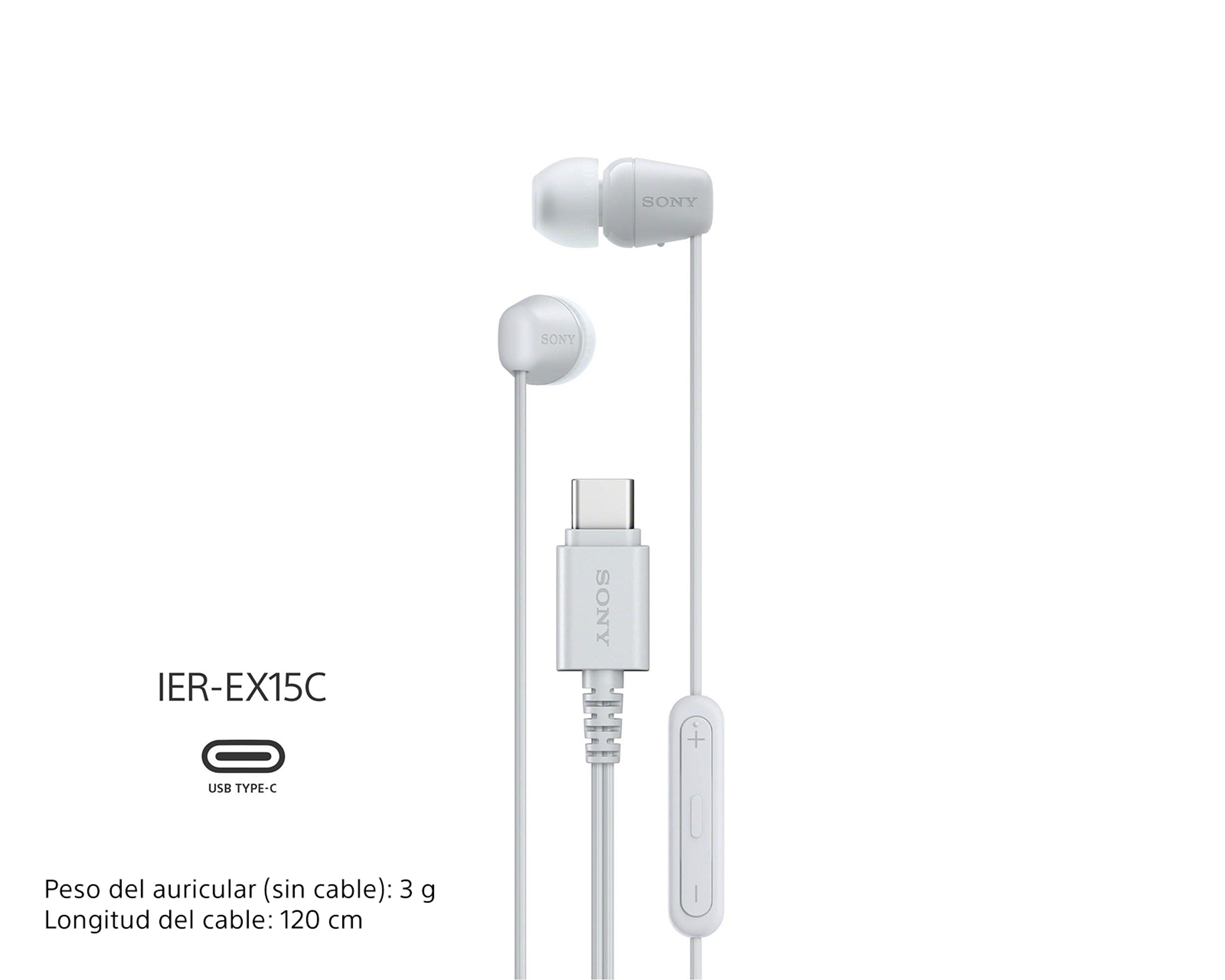 Foto 9 pulgar | Foto 8 | Audífonos Alámbricos Sony IER-EX15C/W