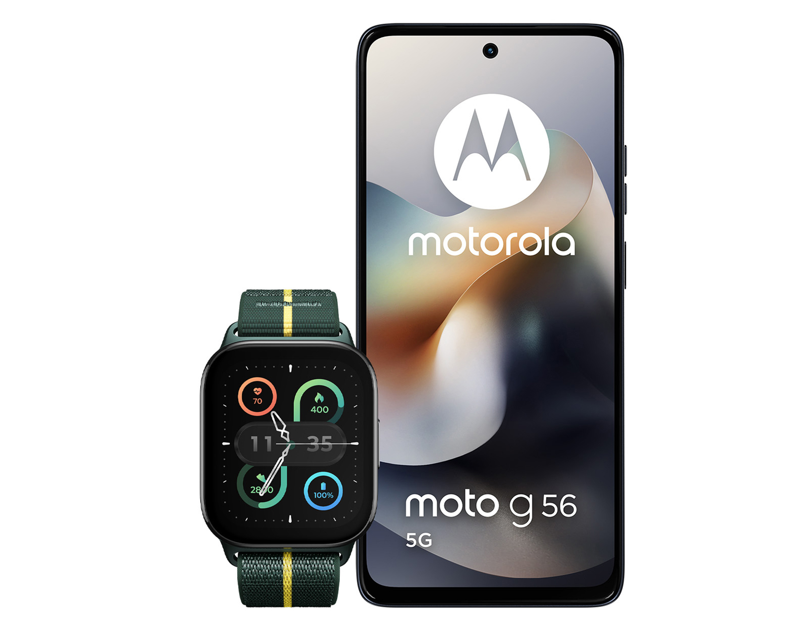 Foto 4 pulgar | Foto 3 | Telcel Motorola G56 5G 256 GB Gris + Moto Watch Fit