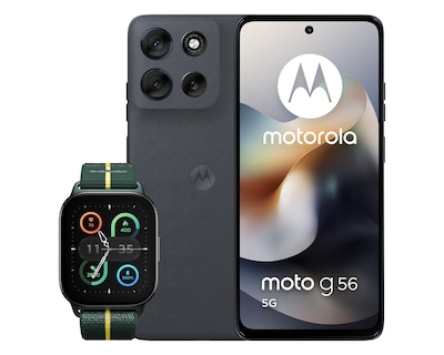 Foto 1 | Foto 1 | Telcel Motorola G56 5G 256 GB Gris + Moto Watch Fit