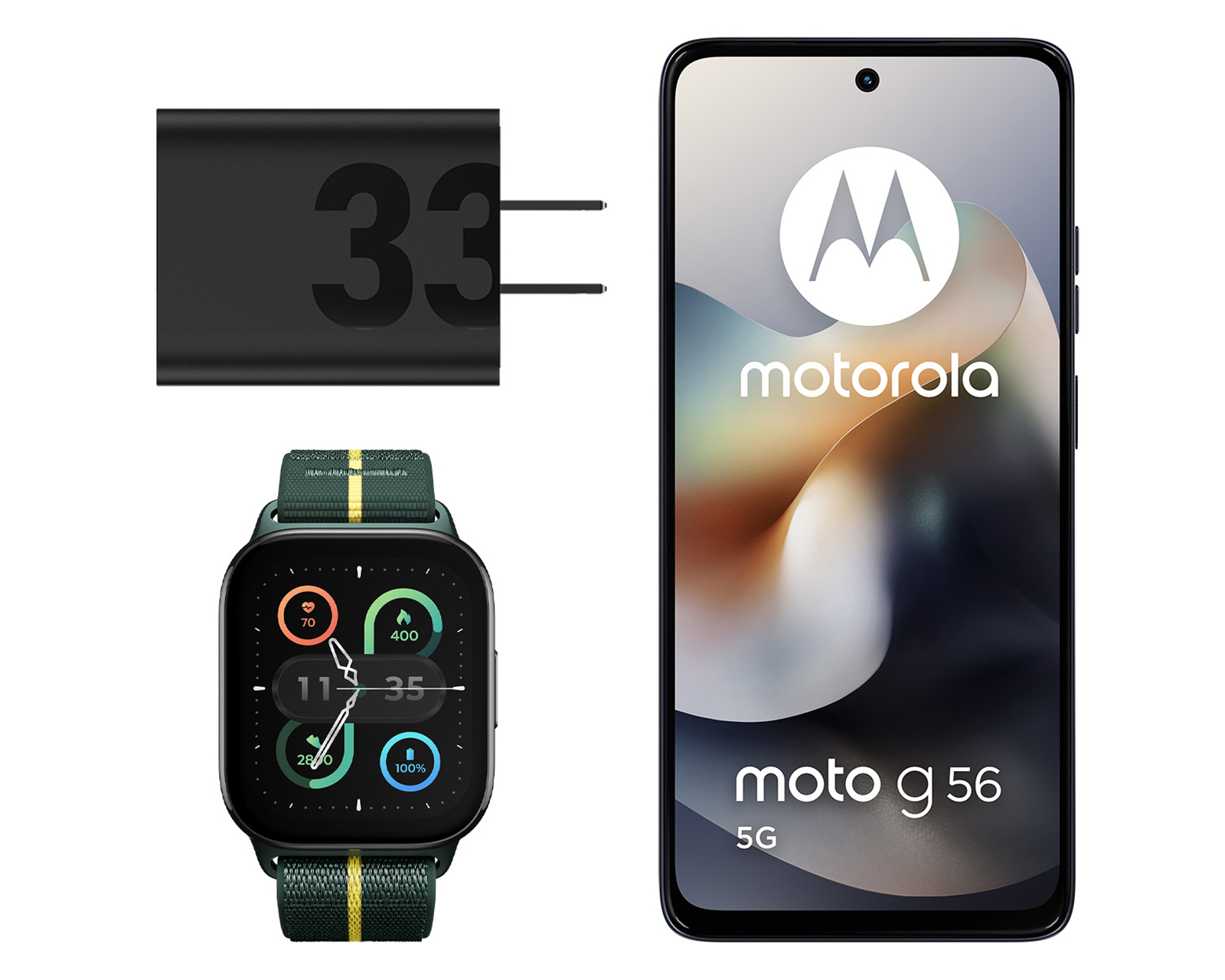 Foto 8 pulgar | Foto 7 | Telcel Motorola G56 5G 256 GB Gris + Moto Watch Fit
