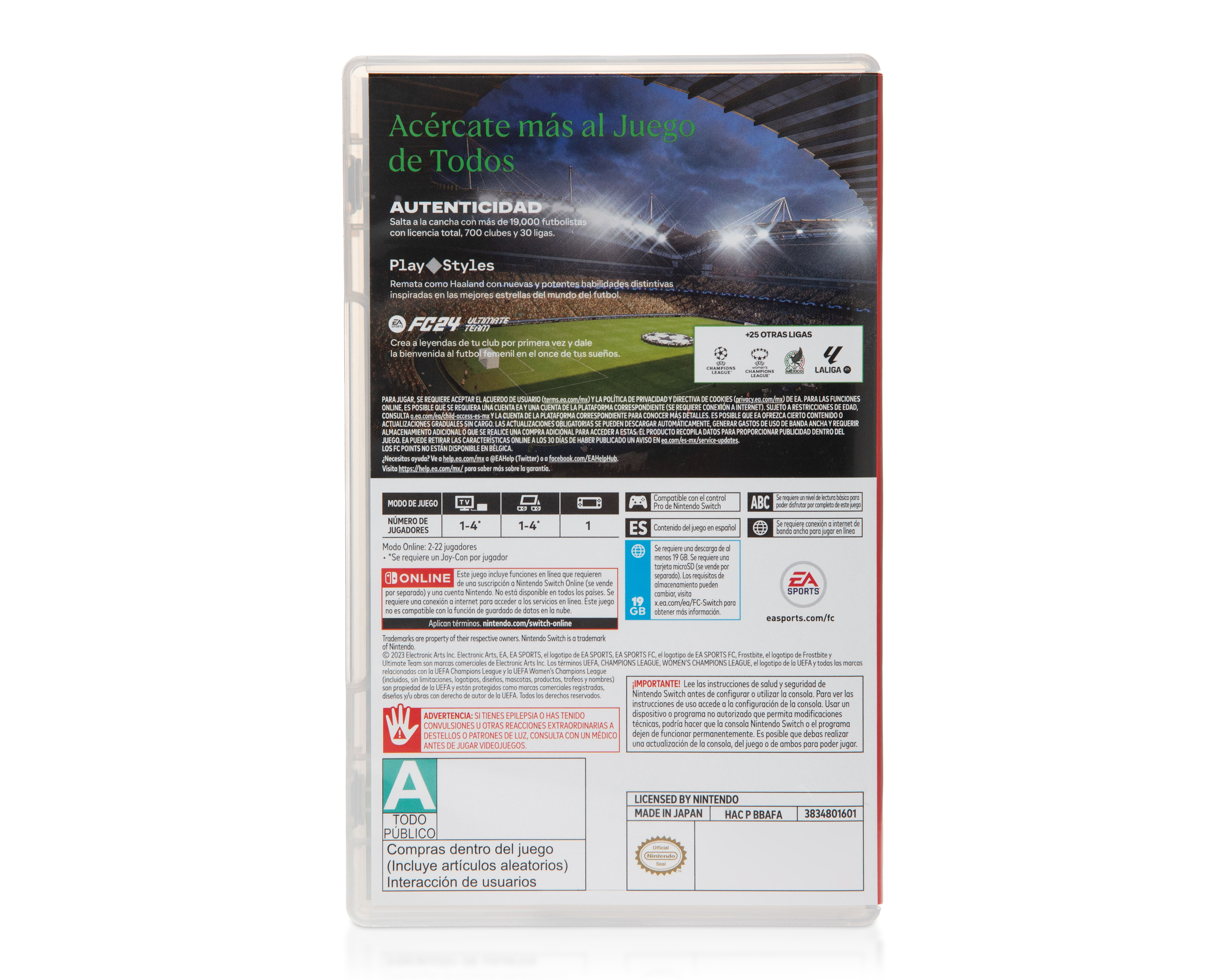 Foto 4 pulgar | Foto 3 | EA Sports FC 24 Edición Estándar para Nintendo Switch