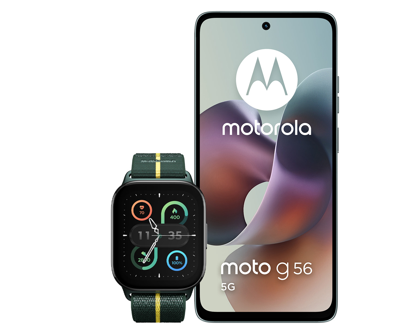 Foto 3 | Foto 3 | Telcel Motorola Moto G56 5G 256 GB Gris + Moto Watch Fit