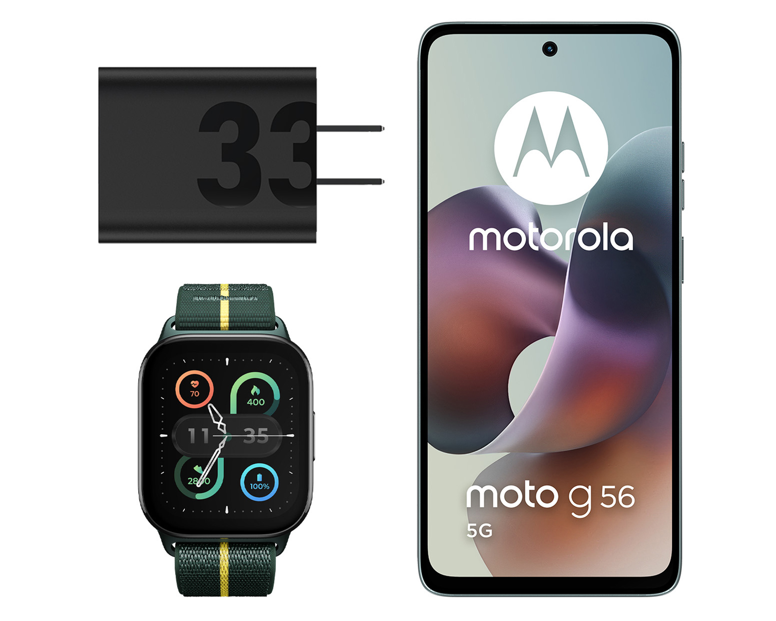 Foto 8 pulgar | Foto 7 | Telcel Motorola Moto G56 5G 256 GB Gris + Moto Watch Fit