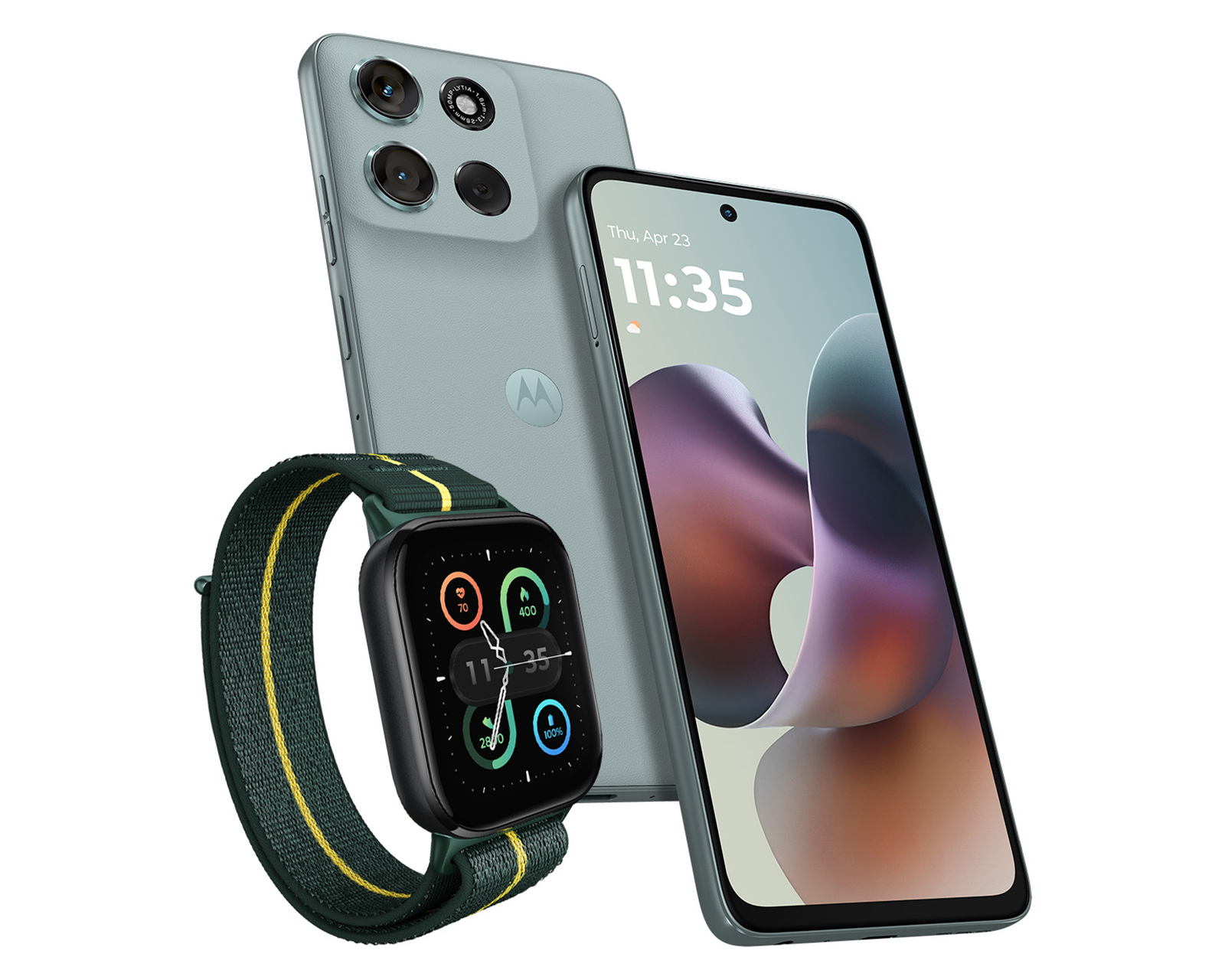 Foto 6 | Foto 6 | Telcel Motorola Moto G56 5G 256 GB Gris + Moto Watch Fit