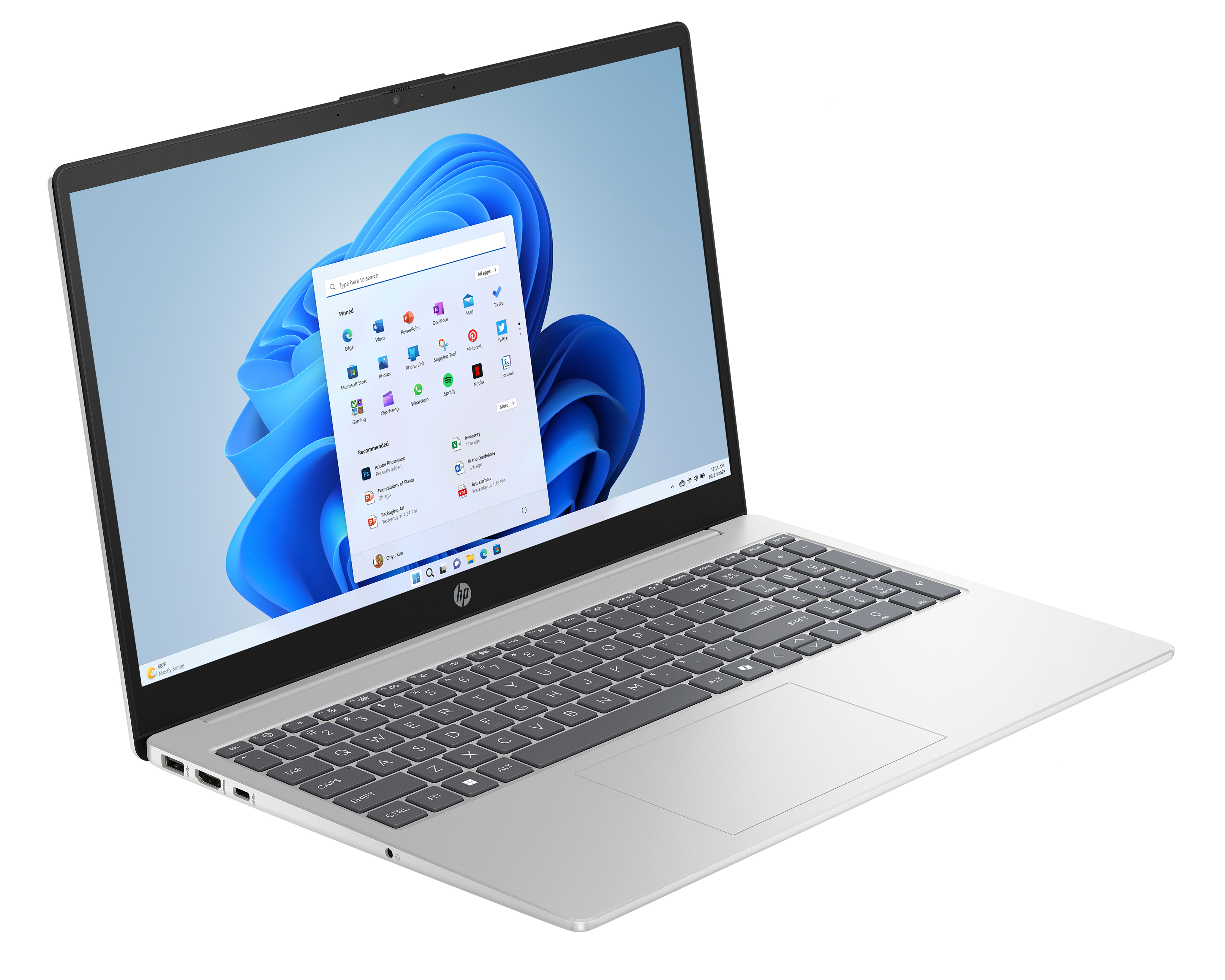 Foto 3 pulgar | Foto 2 | Laptop HP 15-FC0265LA 15.4 Pulgadas Windows 11 Home AMD Ryzen 5 512 GB SSD Plata