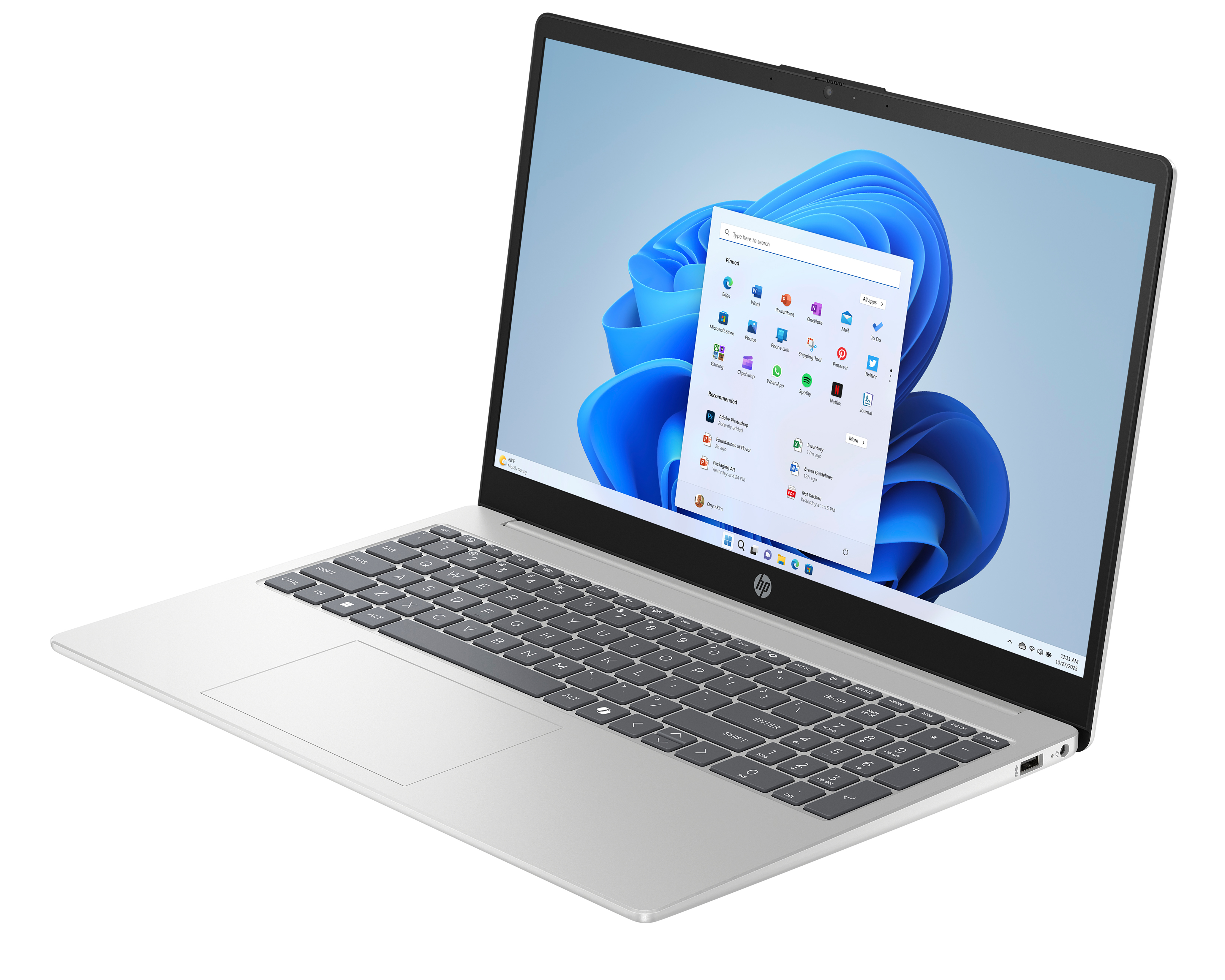 Foto 4 pulgar | Foto 3 | Laptop HP 15-FC0265LA 15.4 Pulgadas Windows 11 Home AMD Ryzen 5 512 GB SSD Plata