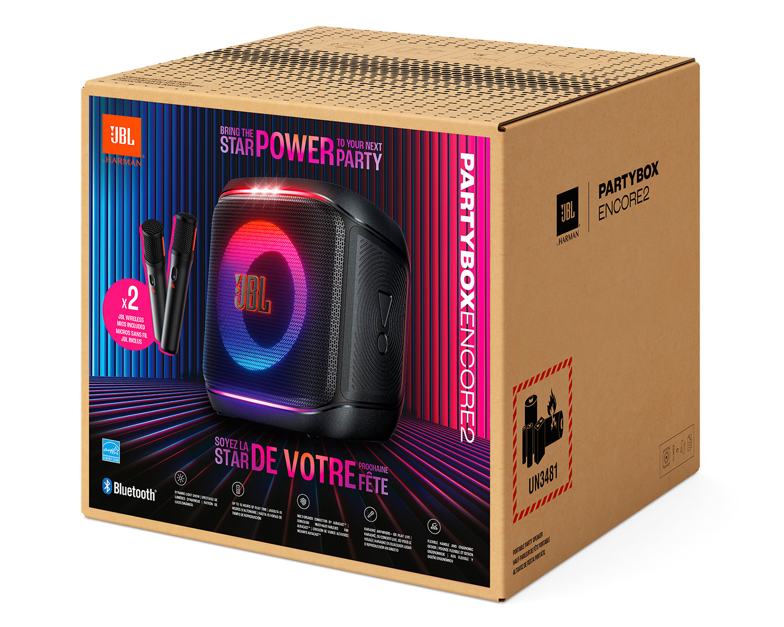 Foto 4 | Foto 4 | Bocina Bluetooth JBL PartyBox Encore 2 100 W con 2 Micrófonos