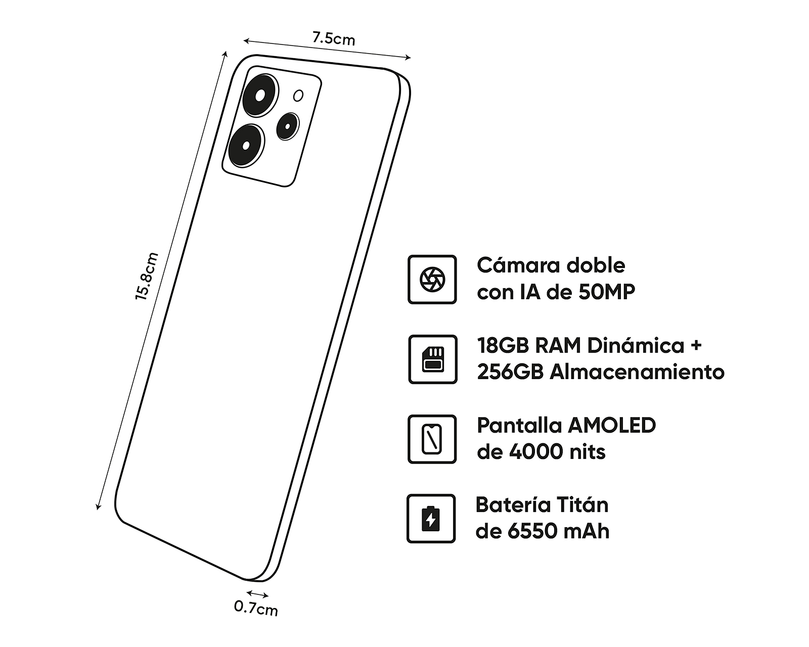 Foto 8 | Foto 8 | Telcel Realme 15T 256 GB Titanio