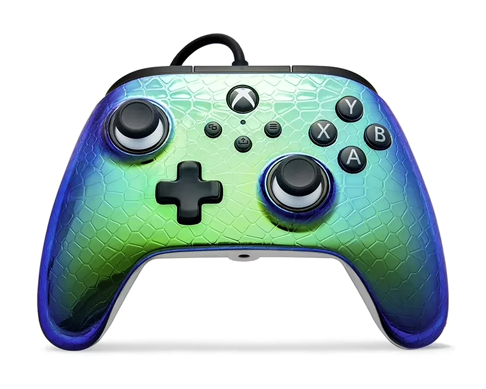 Control Alámbrico para Xbox Series S-X y PC Power A Artic Camo Azul