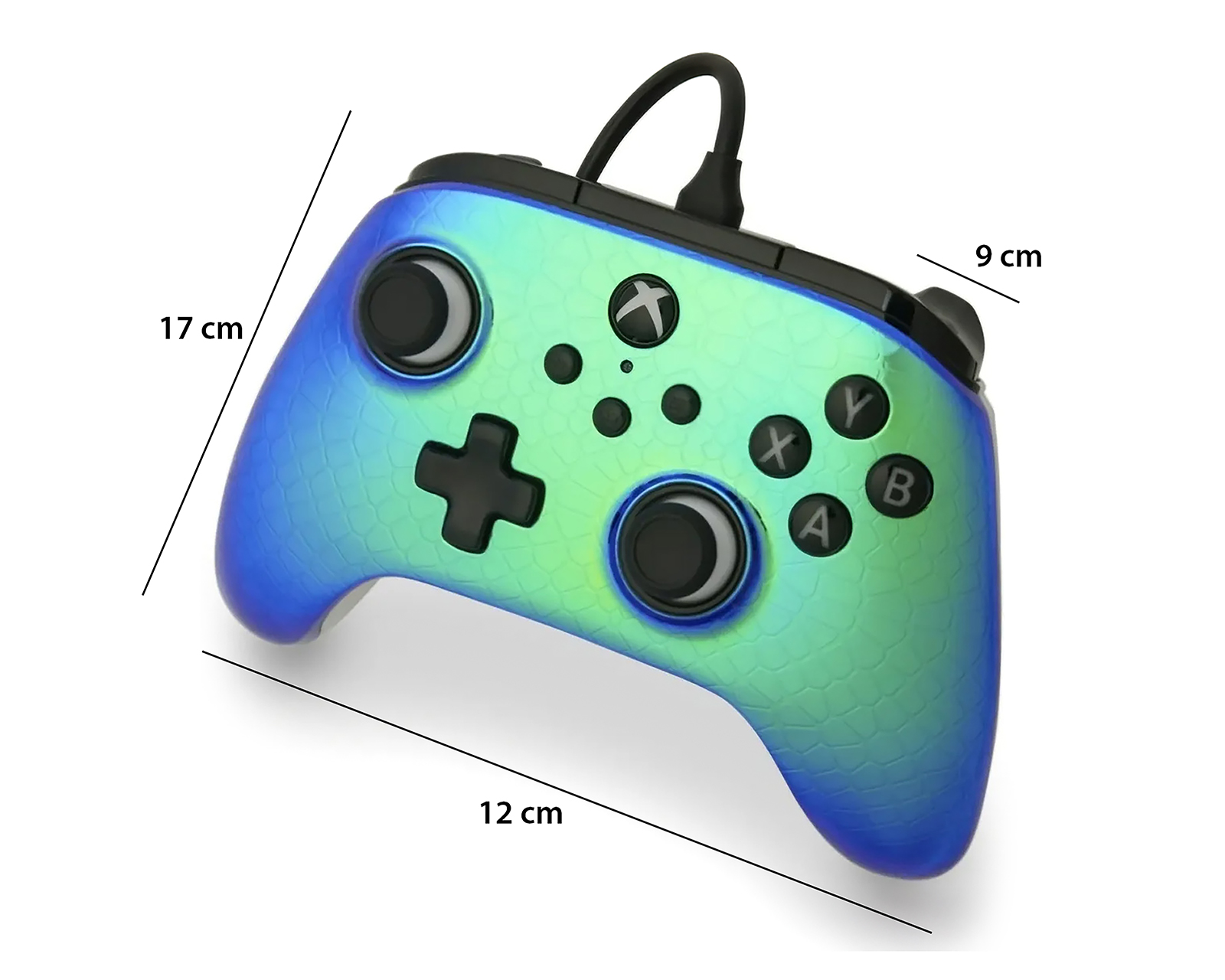 Foto 7 pulgar | Foto 6 | Control Alámbrico para Xbox Series S-X y PC Power A Artic Camo Azul