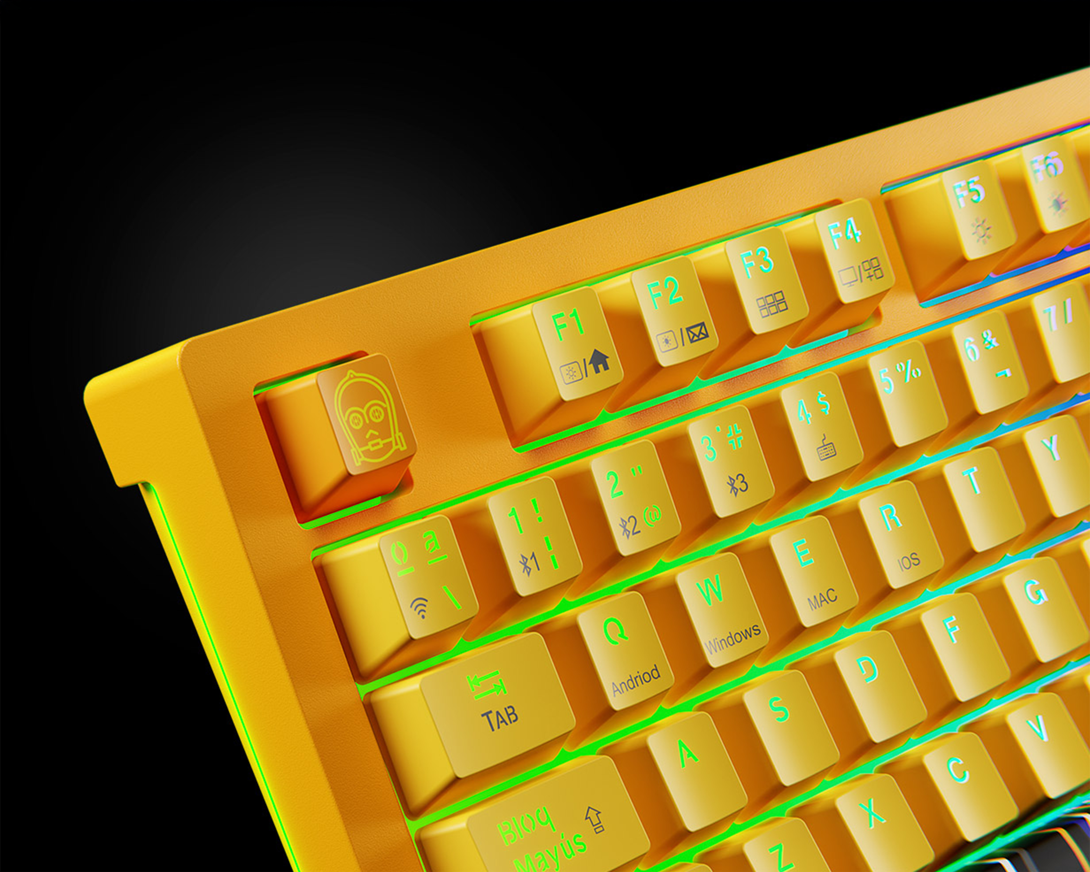 Foto 4 pulgar | Foto 3 | Teclado Gamer Inalámbrico Primus Ballista82T