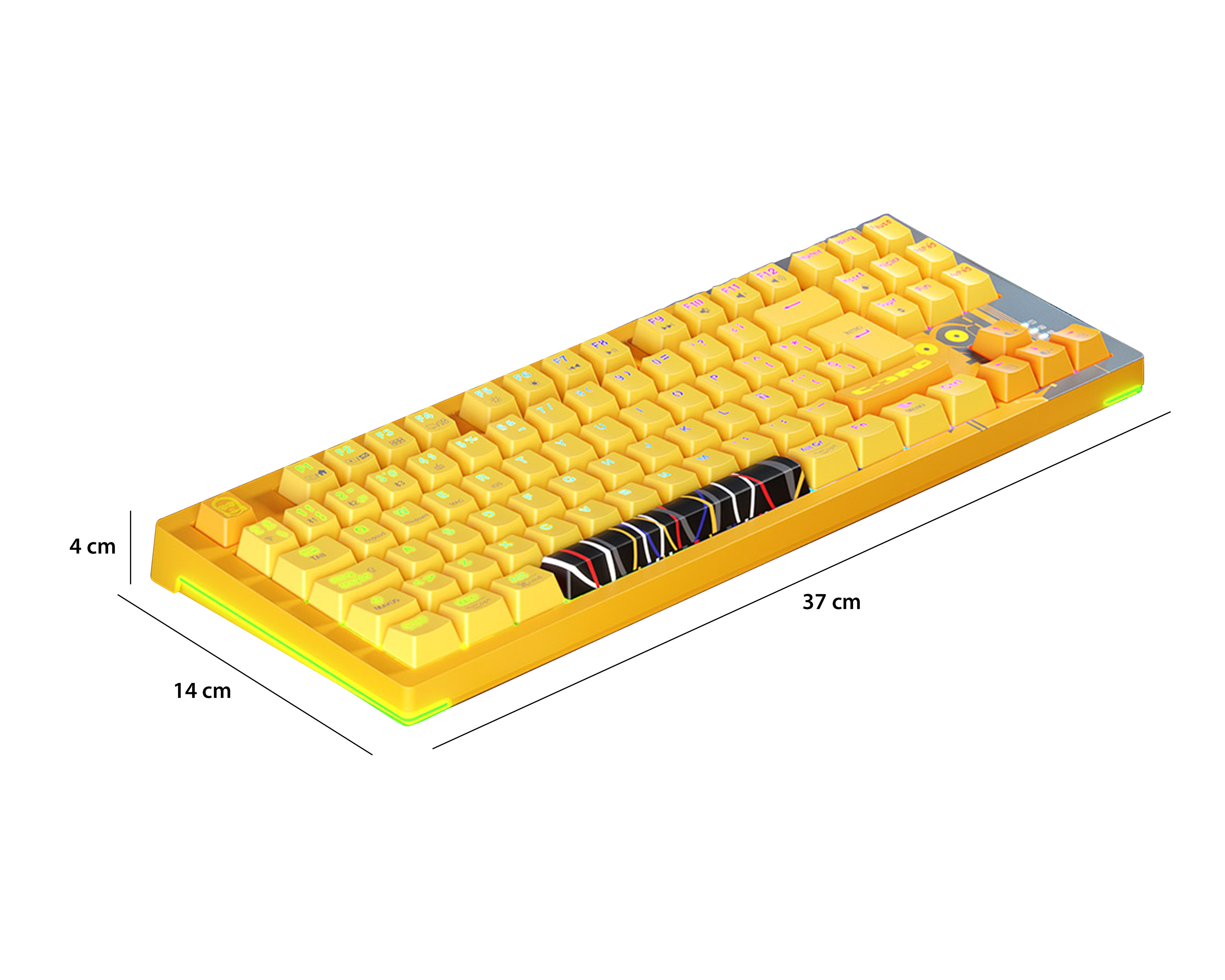 Foto 8 | Foto 8 | Teclado Gamer Inalámbrico Primus Ballista82T