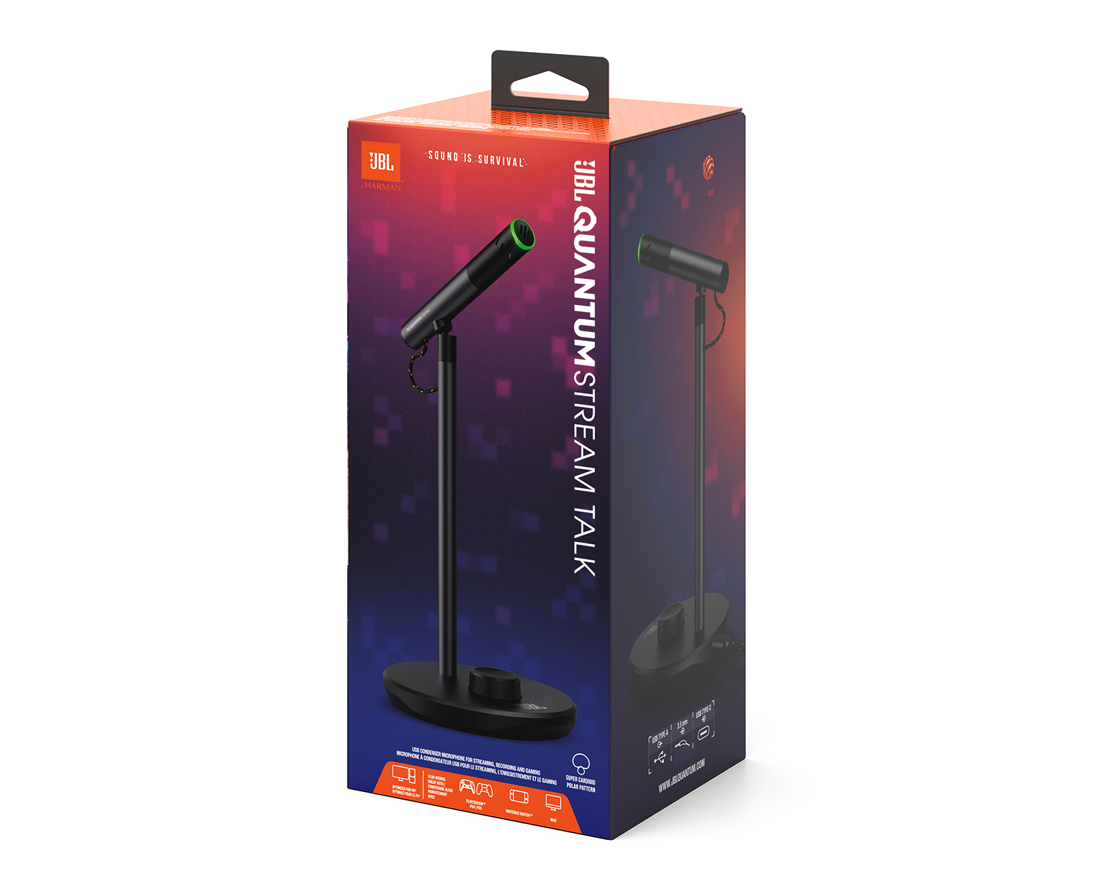 Foto 6 | Foto 6 | Micrófono JBL Quantum Stream Talk Negro