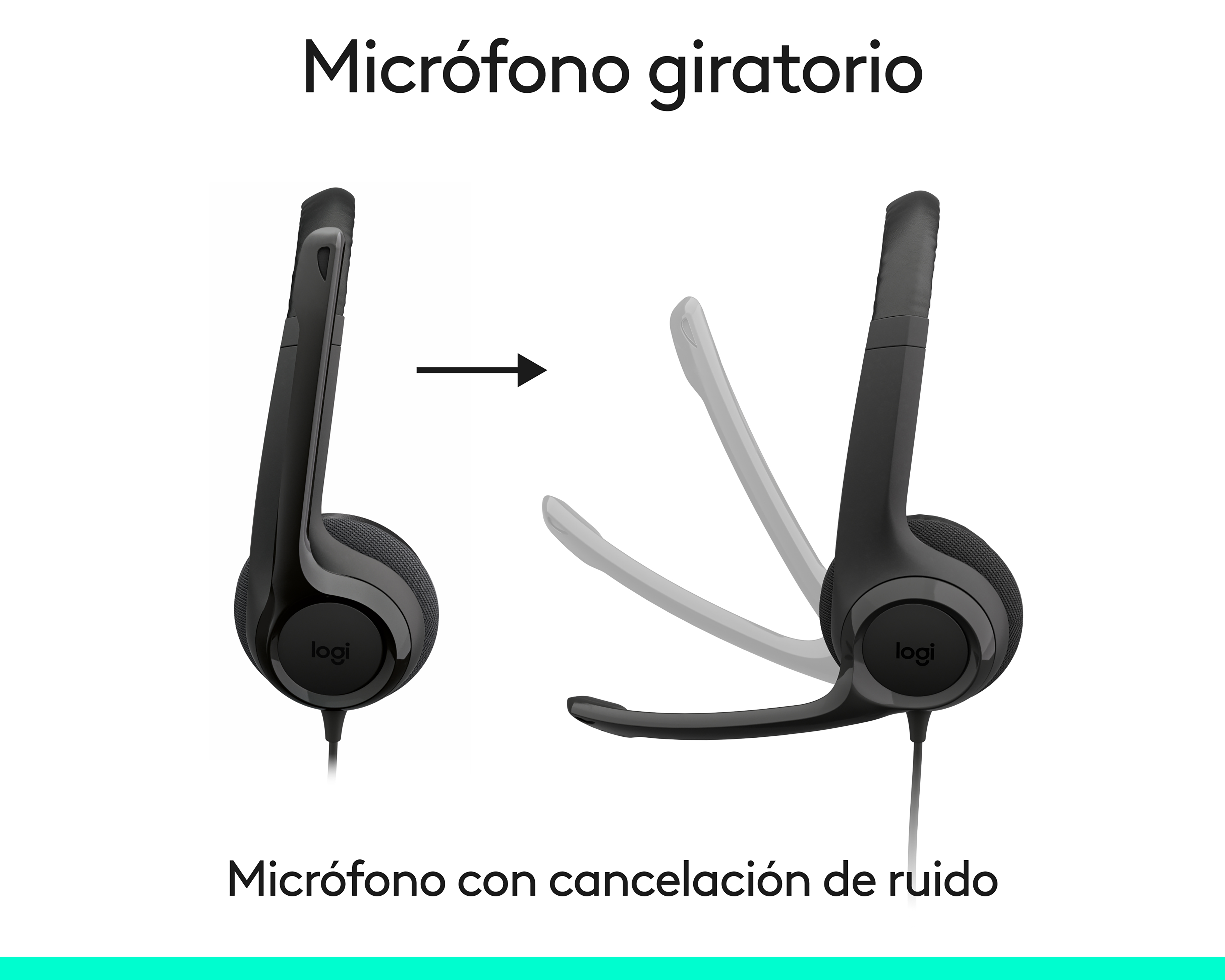 Foto 4 pulgar | Foto 3 | Audífonos de Diadema Alámbricos Logitech H390 981-001575 con Micrófono