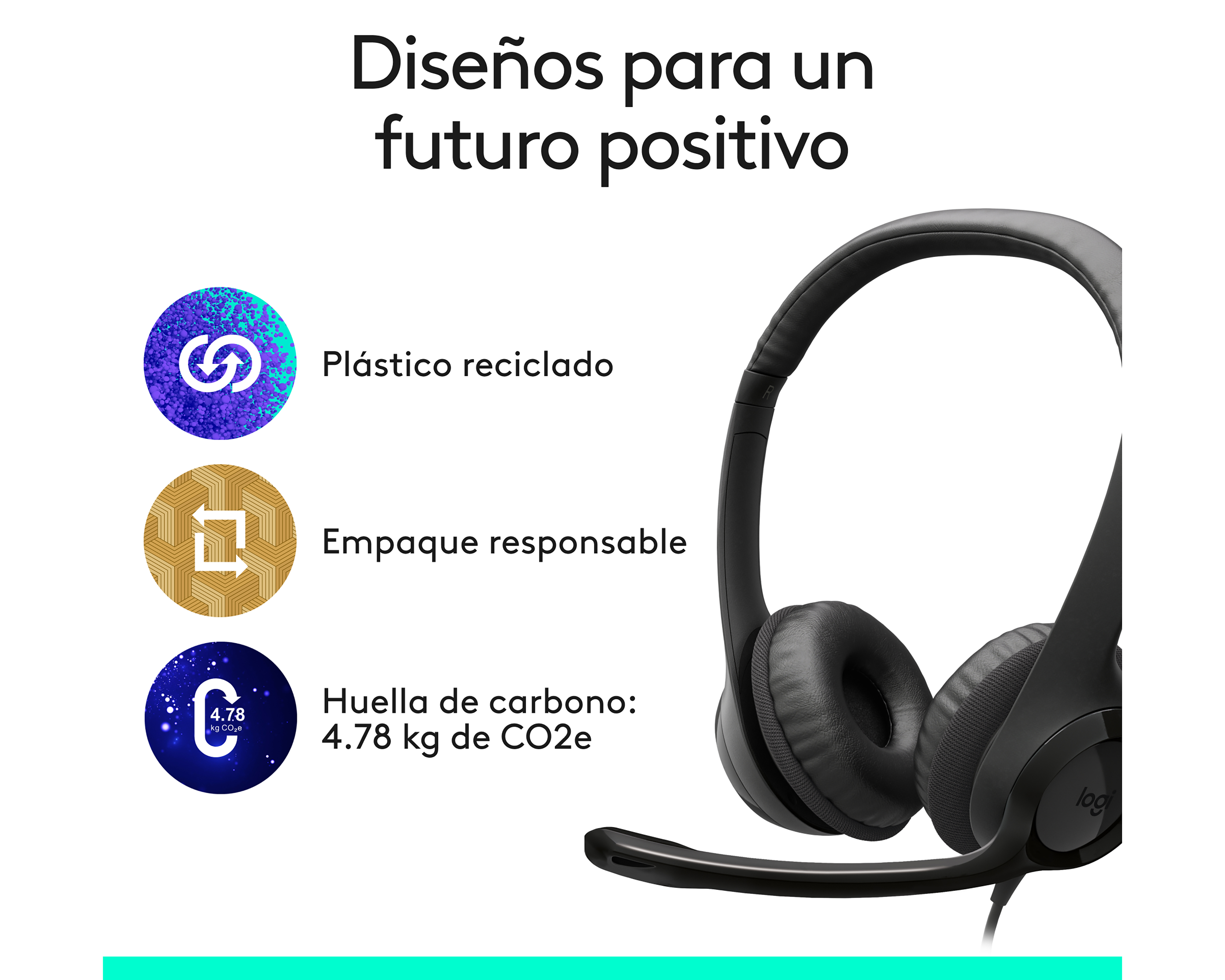 Foto 7 | Foto 7 | Audífonos de Diadema Alámbricos Logitech H390 981-001575 con Micrófono