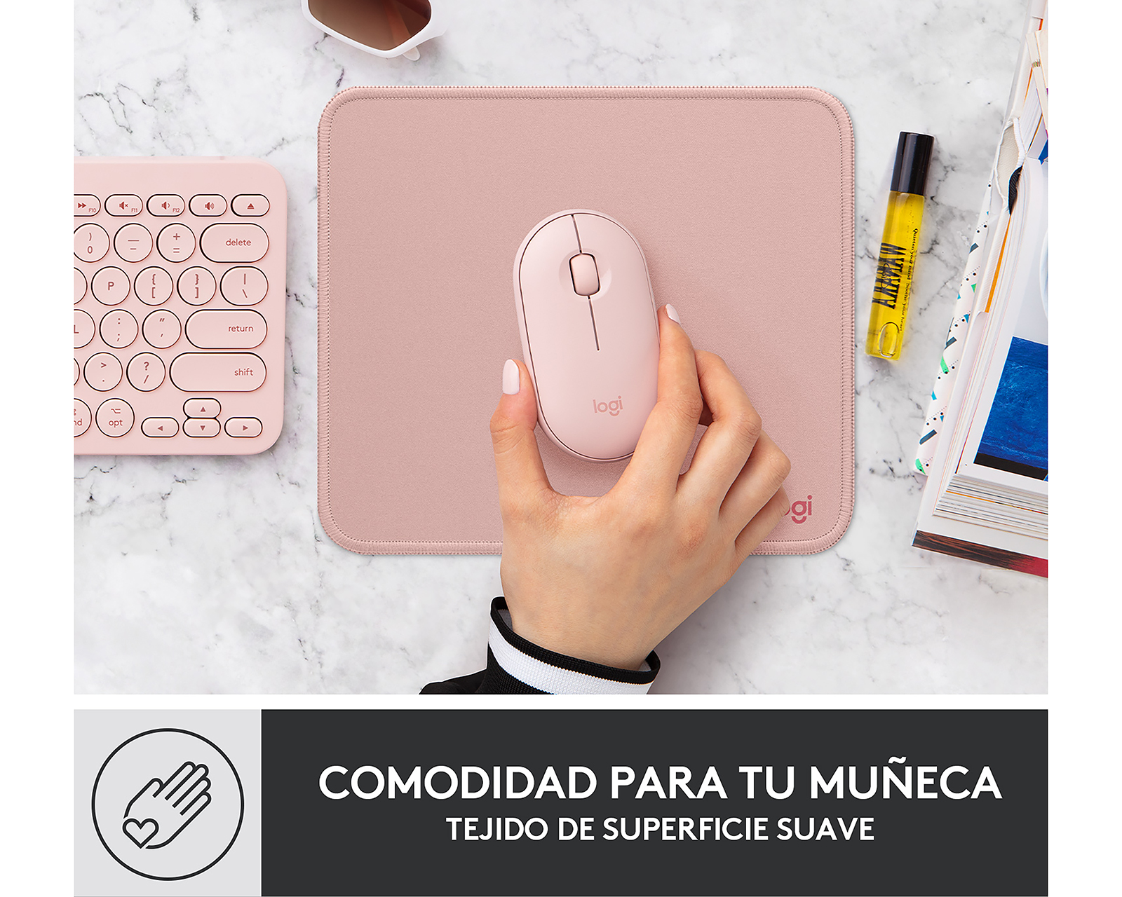 Foto 4 pulgar | Foto 3 | Mouse Pad Logitech Studio Series Base Antideslizante