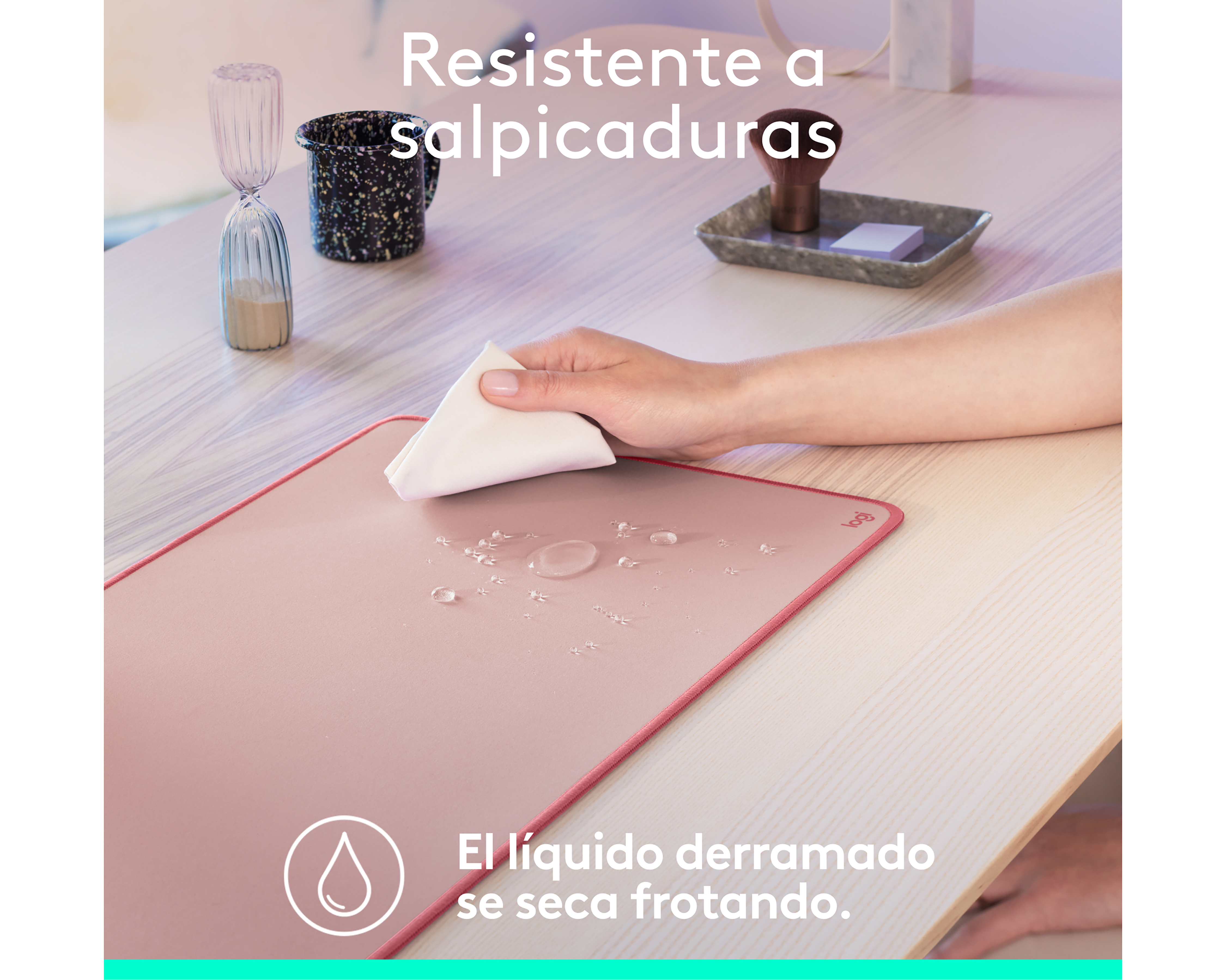 Foto 3 | Foto 3 | Mouse pad Logitech Rosa