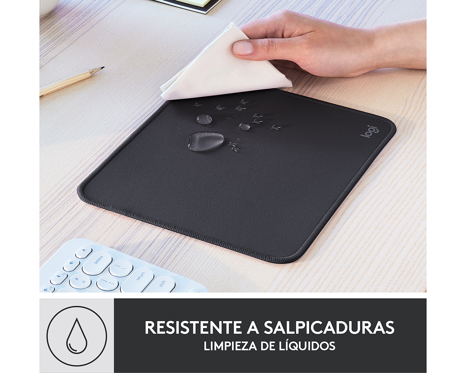 Foto 4 pulgar | Foto 3 | Mouse Pad Logitech Negro