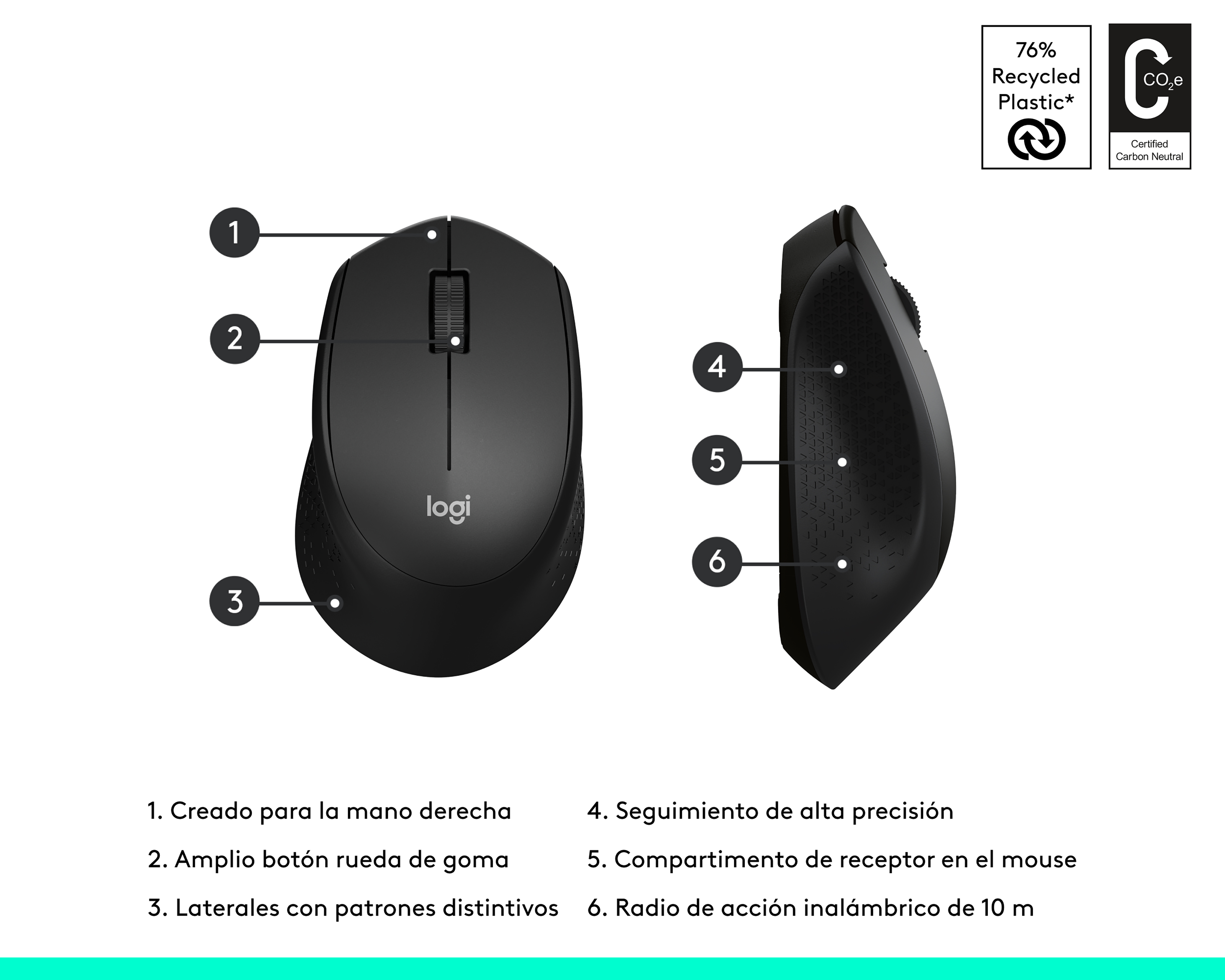 Foto 4 | Foto 4 | Mouse Inalámbrico Logitech M280