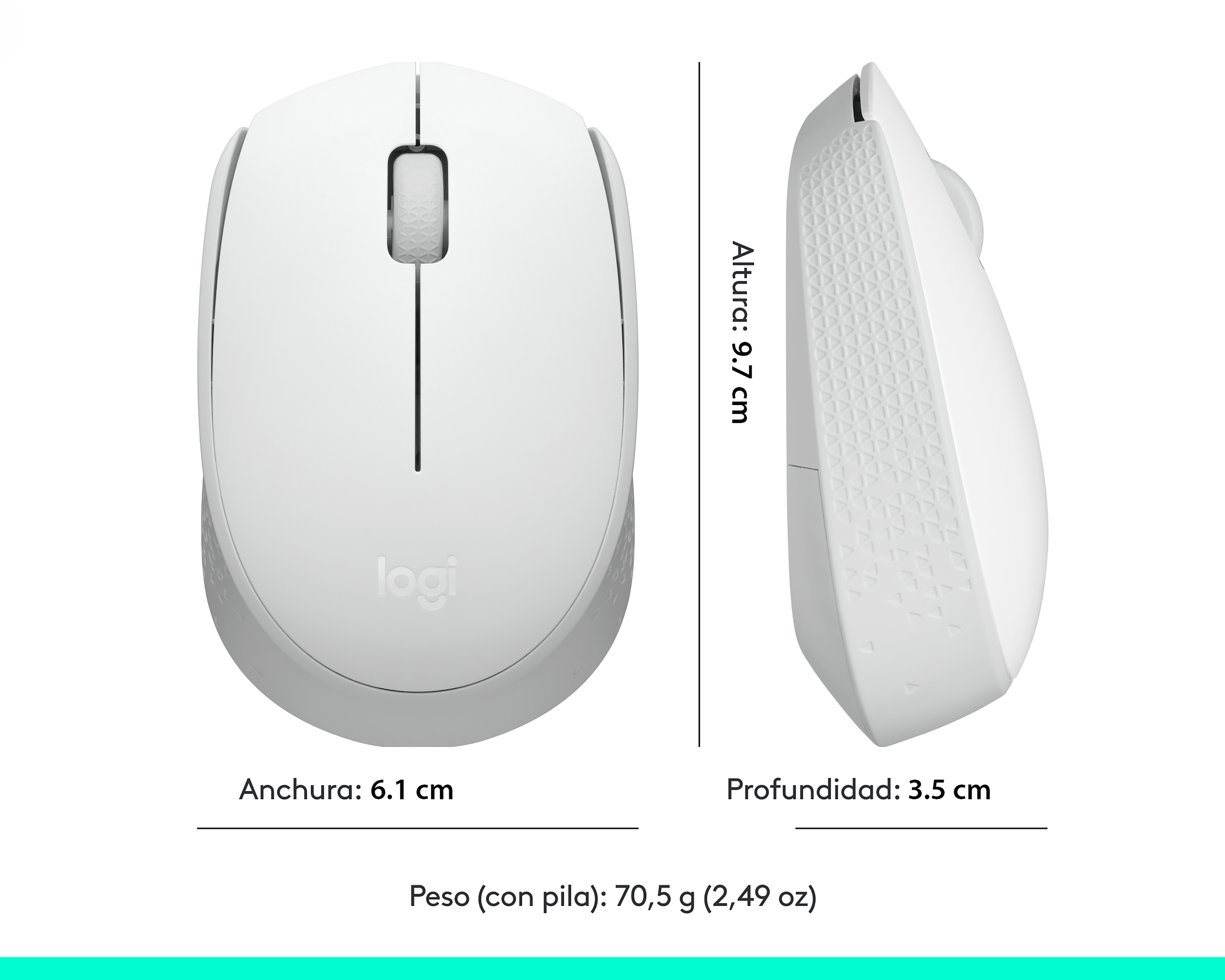 Foto 10 pulgar | Foto 9 | Mouse Inalámbrico Logitech 910-006864