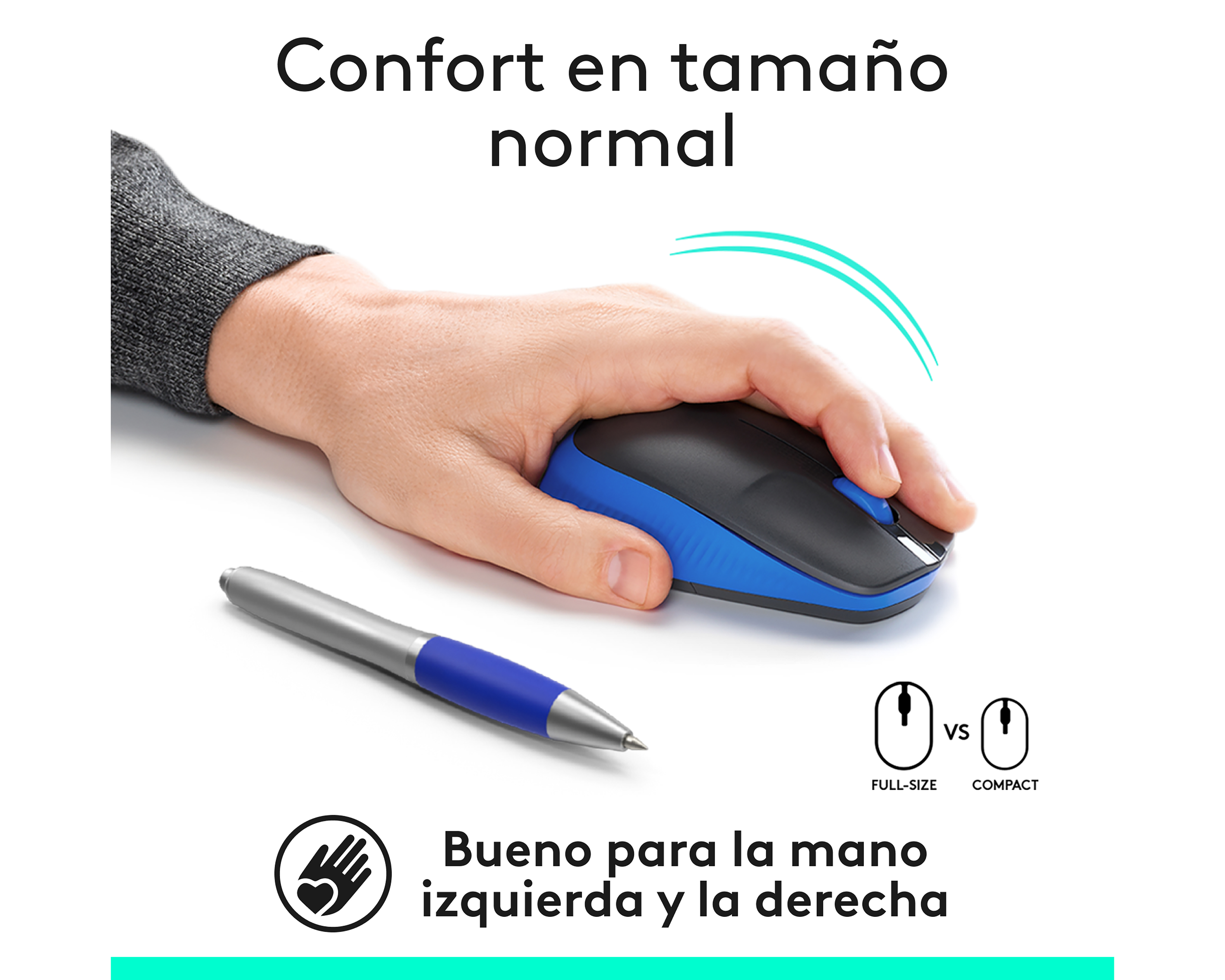 Foto 3 pulgar | Foto 2 | Mouse Inalámbrico Logitech M190