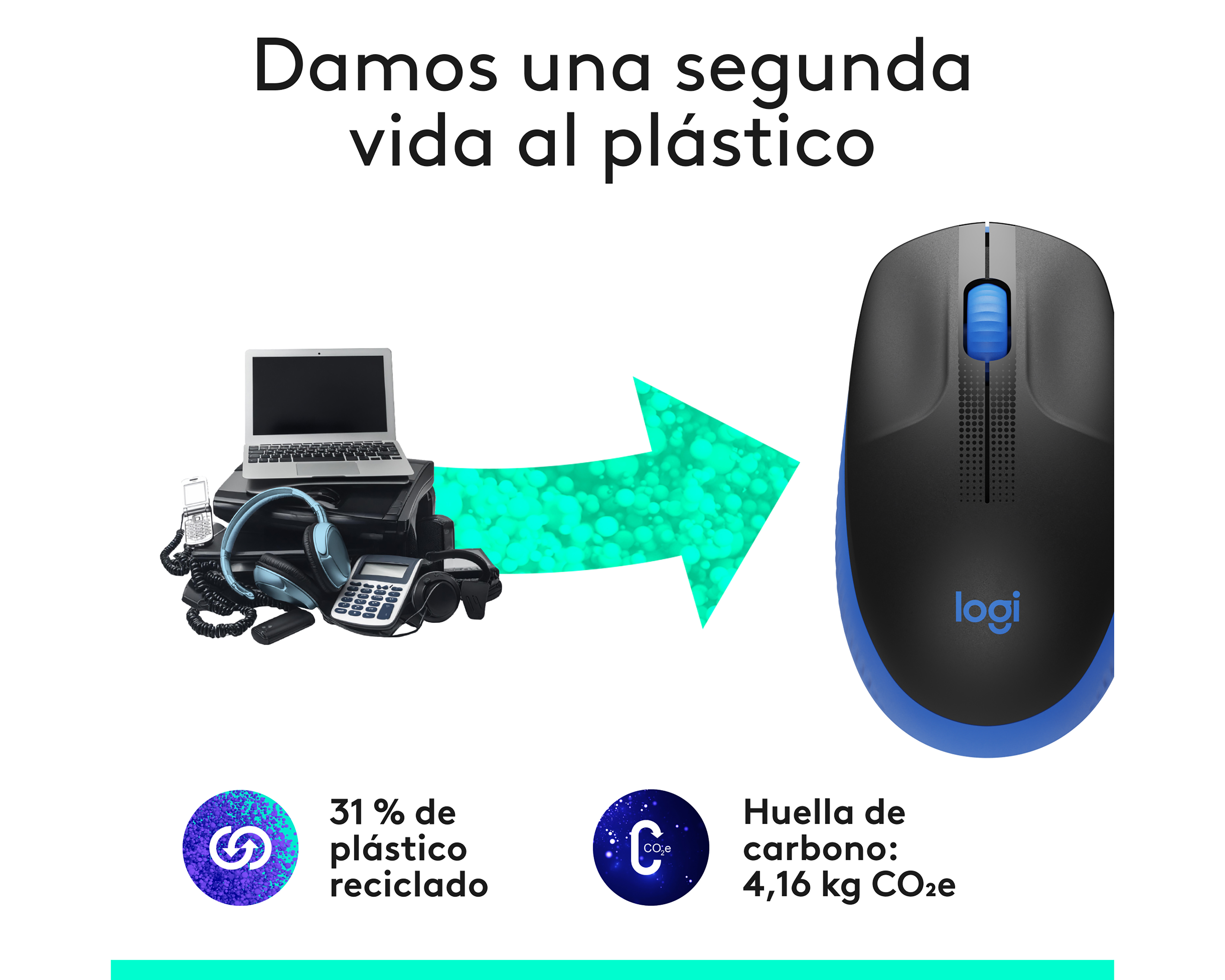 Foto 5 pulgar | Foto 4 | Mouse Inalámbrico Logitech M190