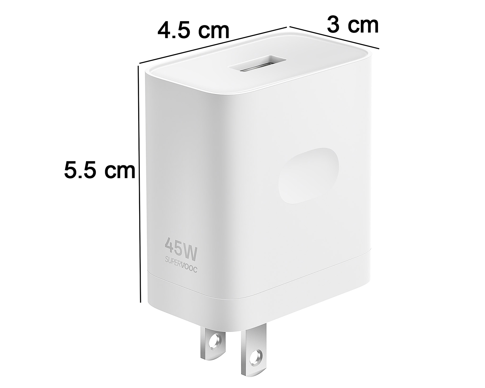 Foto 4 | Foto 4 | Adaptador de Corriente con Entrada USB OPPO 45 Watts