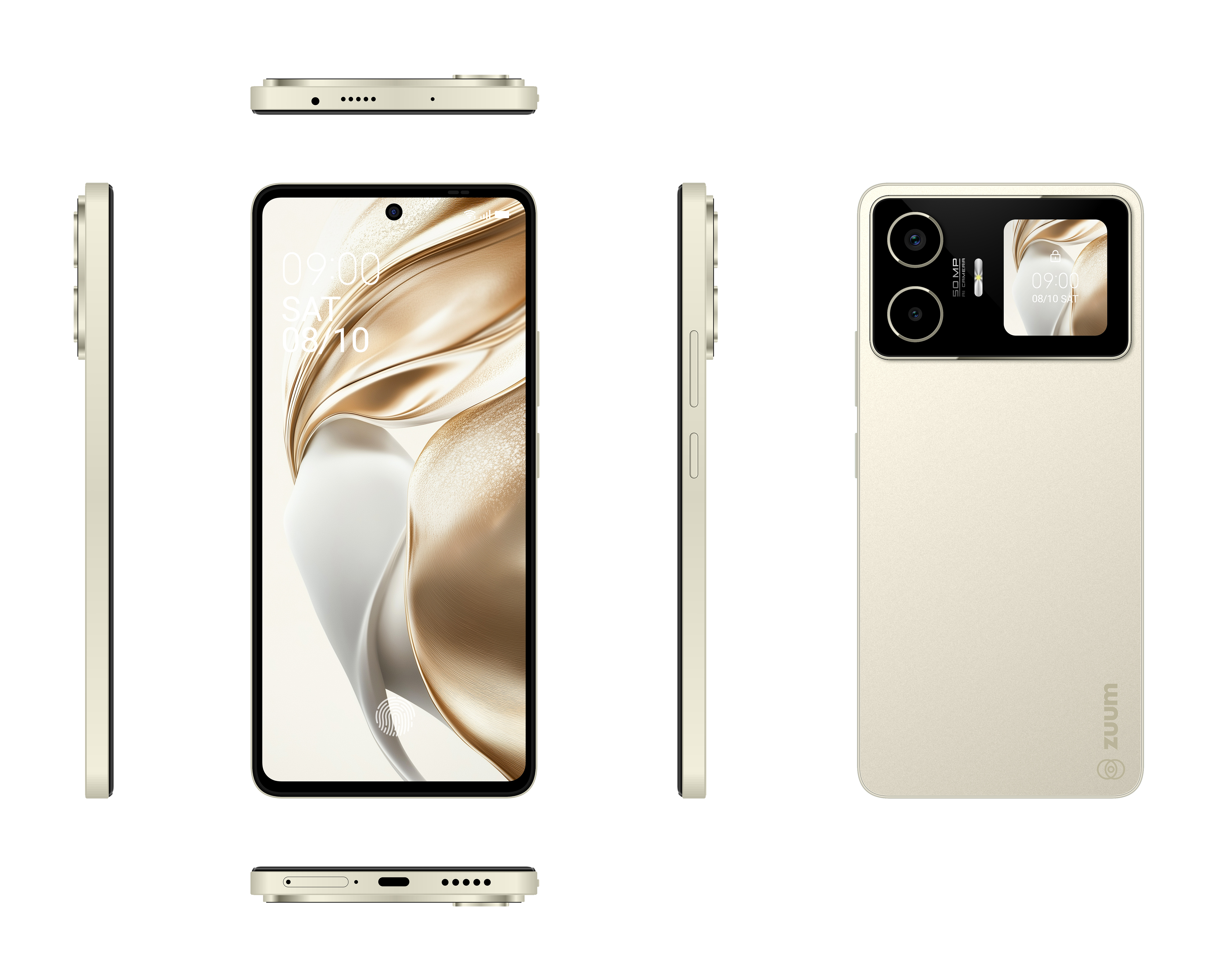 Foto 7 | Foto 7 | Celular Zuum Sens Plus Liberado 256 GB Dorado