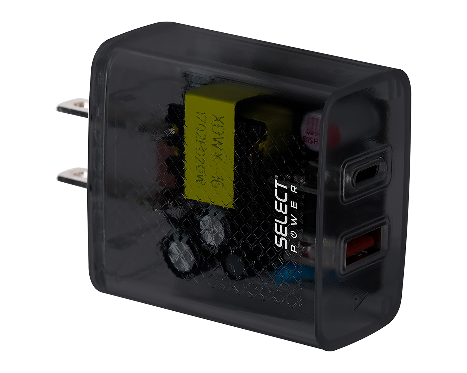 Foto 2 | Foto 2 | Adaptador de Corriente Select Power con Entrada USB y USB-C 20W