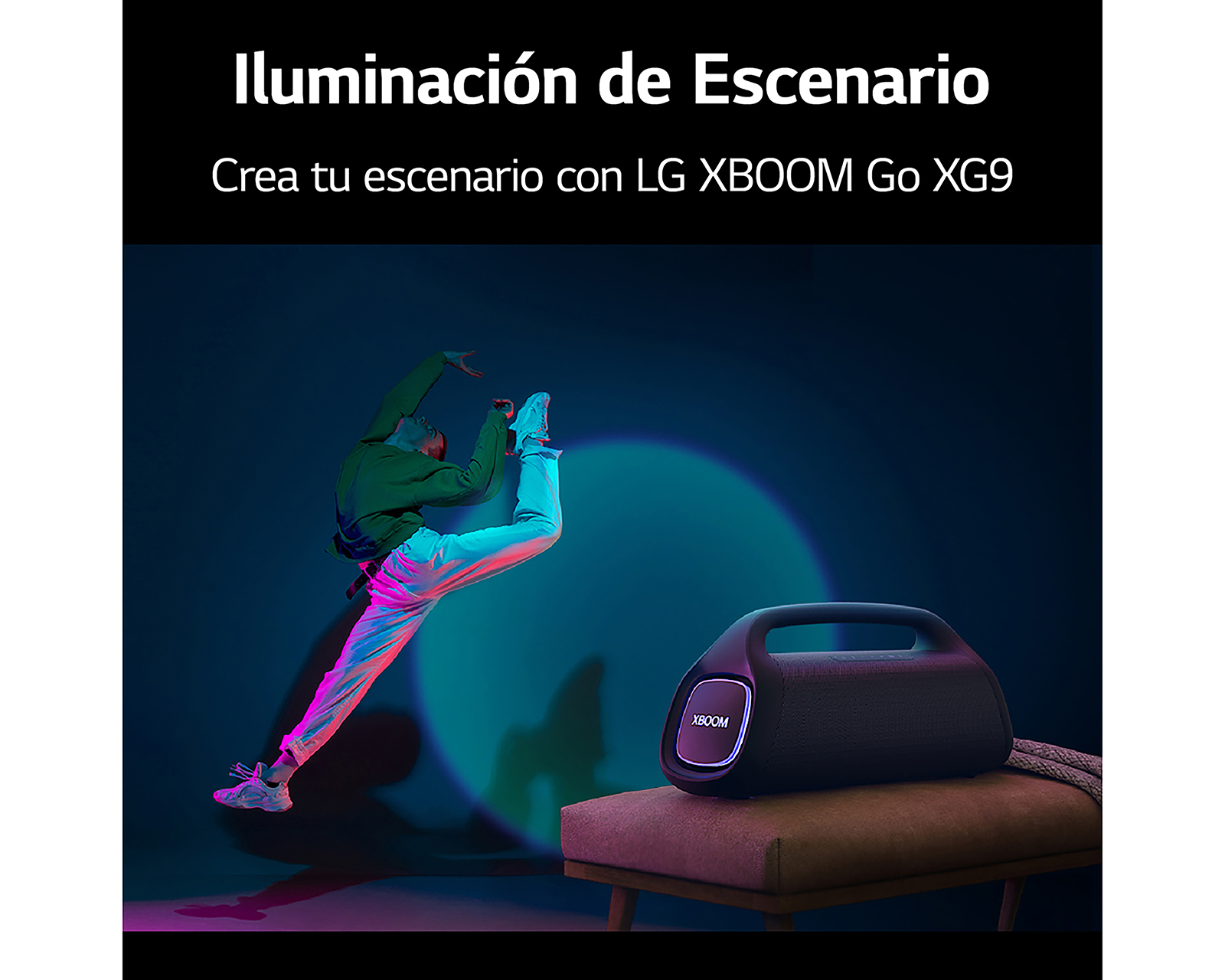 Foto 9 pulgar | Foto 8 | Bocina Bluetooth Portátil LG XG9 Resistente al Agua