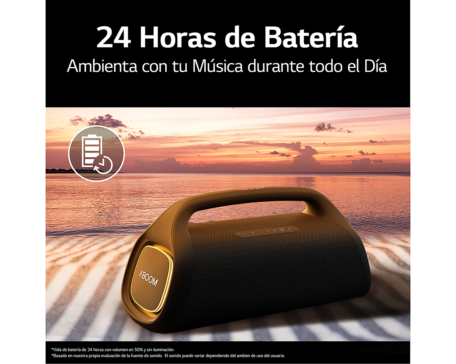 Foto 9 | Foto 9 | Bocina Bluetooth Portátil LG XG9 Resistente al Agua