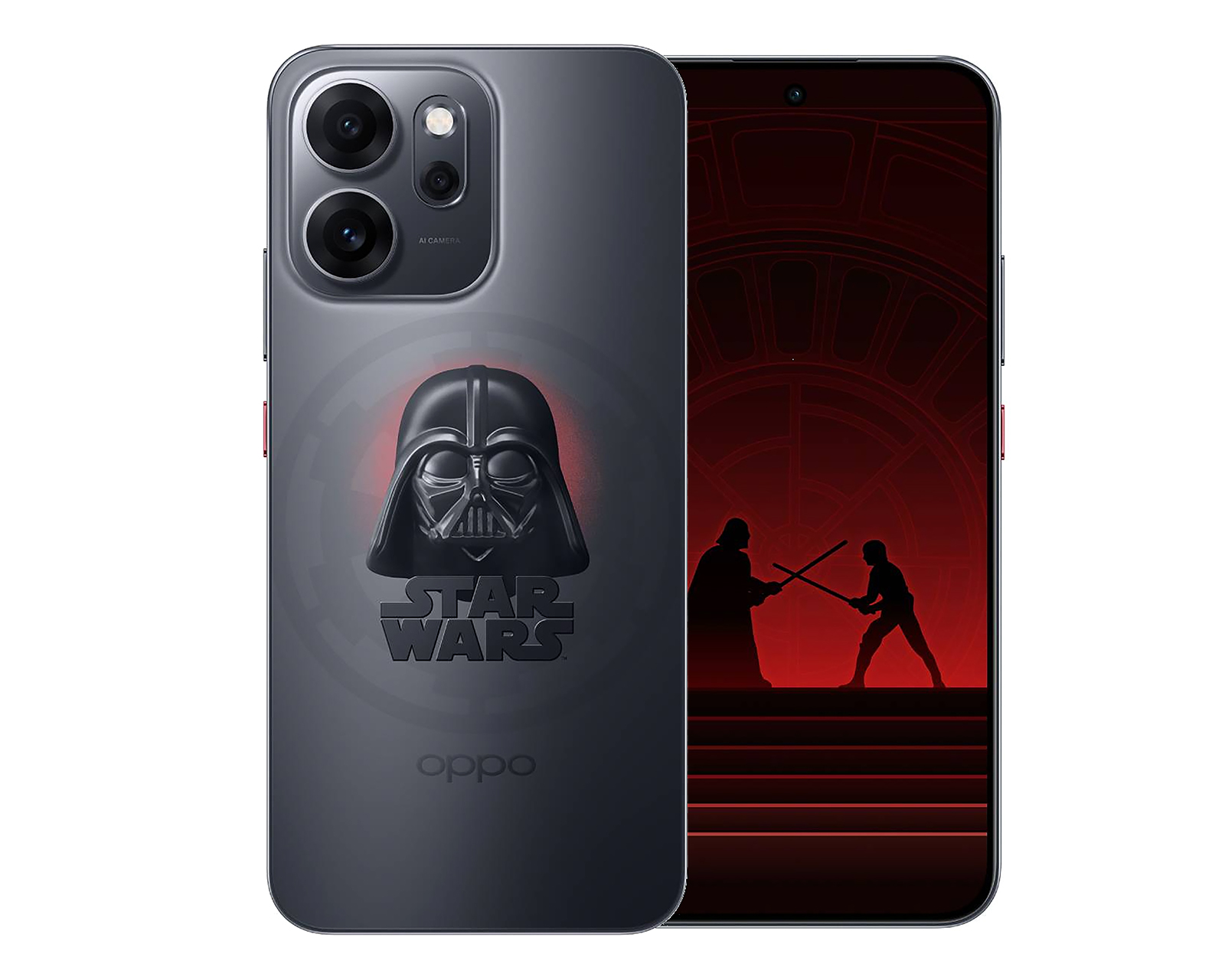 Foto 2 pulgar | Foto 1 | Celular OPPO Reno 14 F Edición Limitada Star Wars Liberado 256 GB Negro