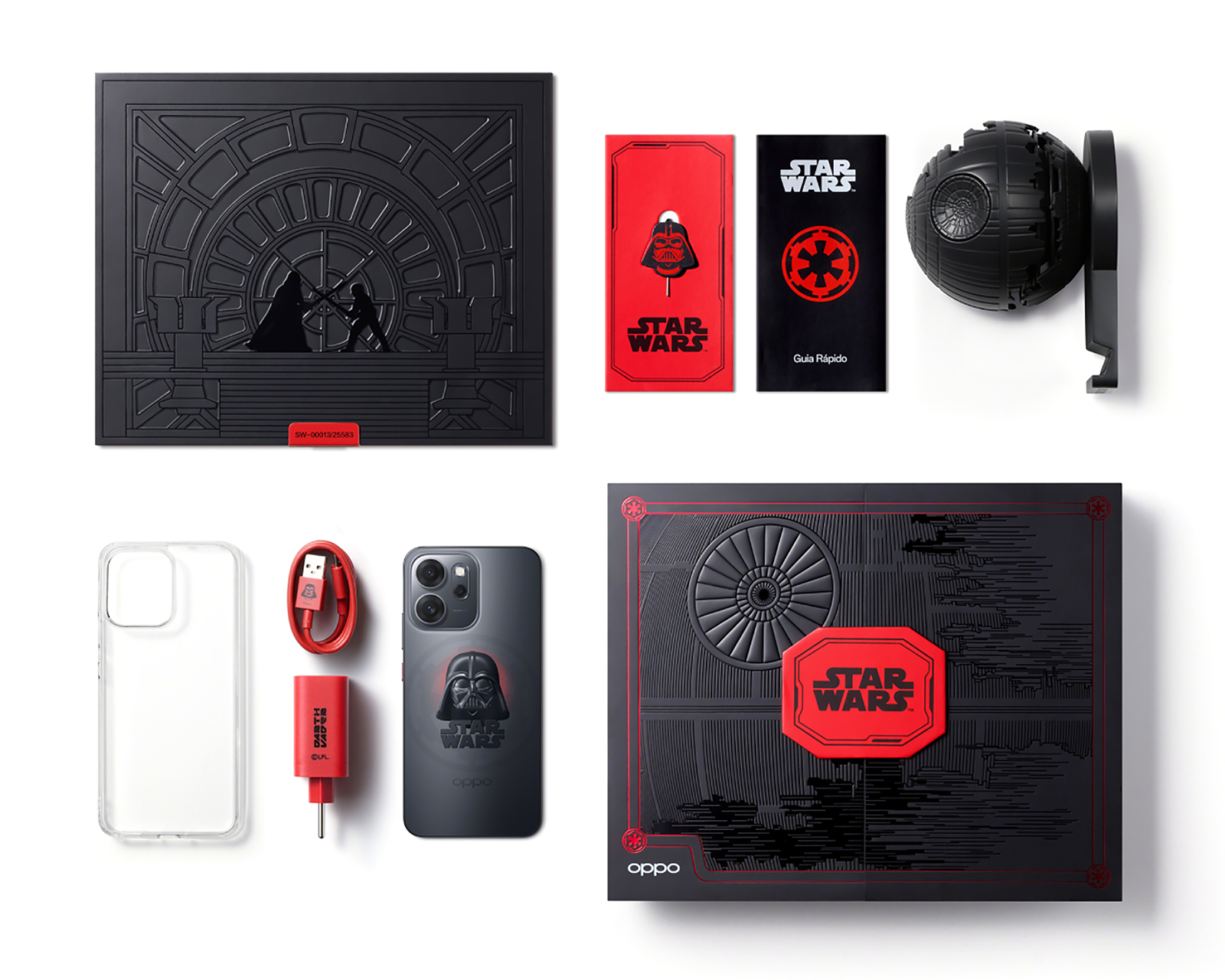 Foto 8 | Foto 8 | Celular OPPO Reno 14 F Edición Limitada Star Wars Liberado 256 GB Negro