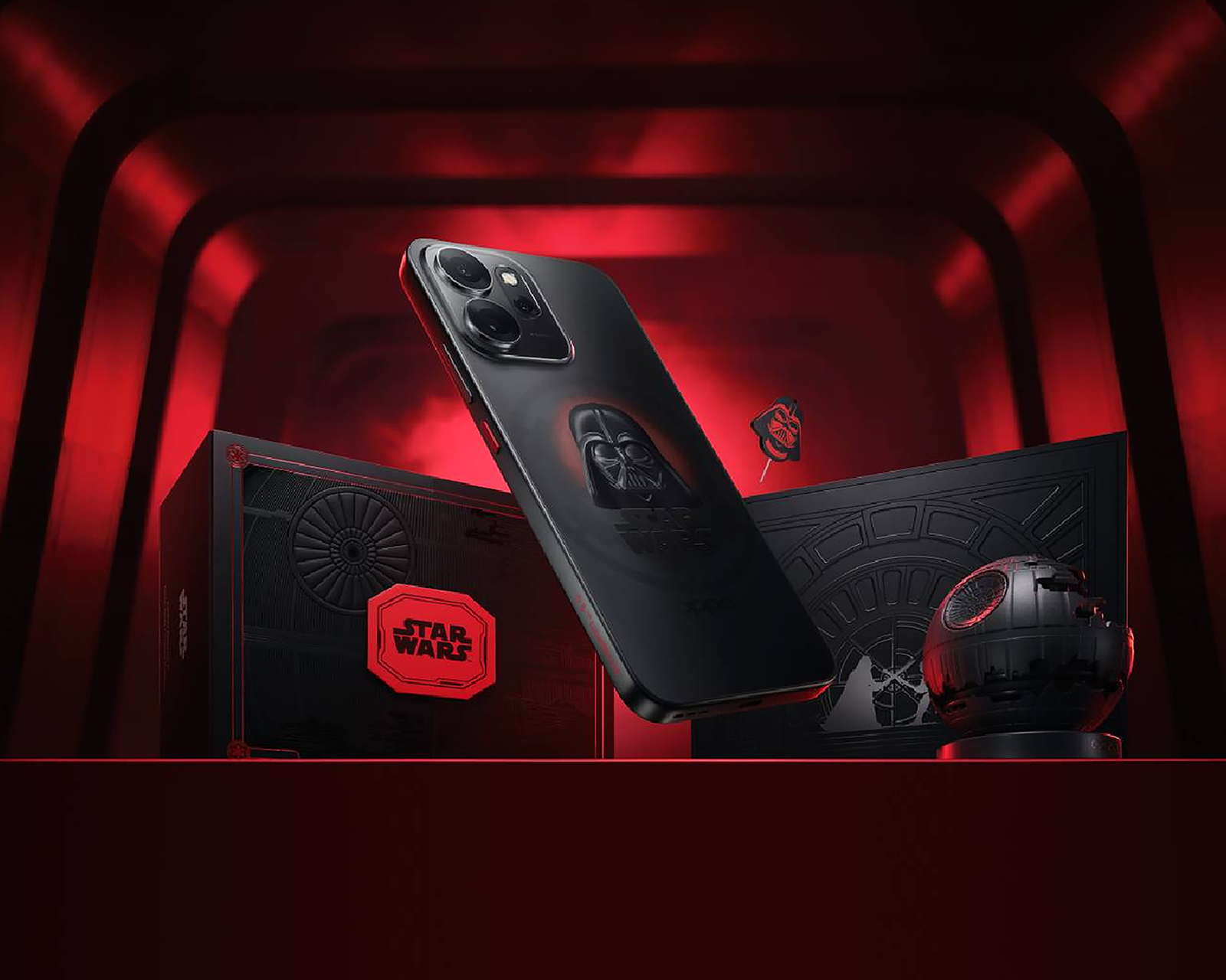 Foto 10 pulgar | Foto 9 | Celular OPPO Reno 14 F Edición Limitada Star Wars Liberado 256 GB Negro