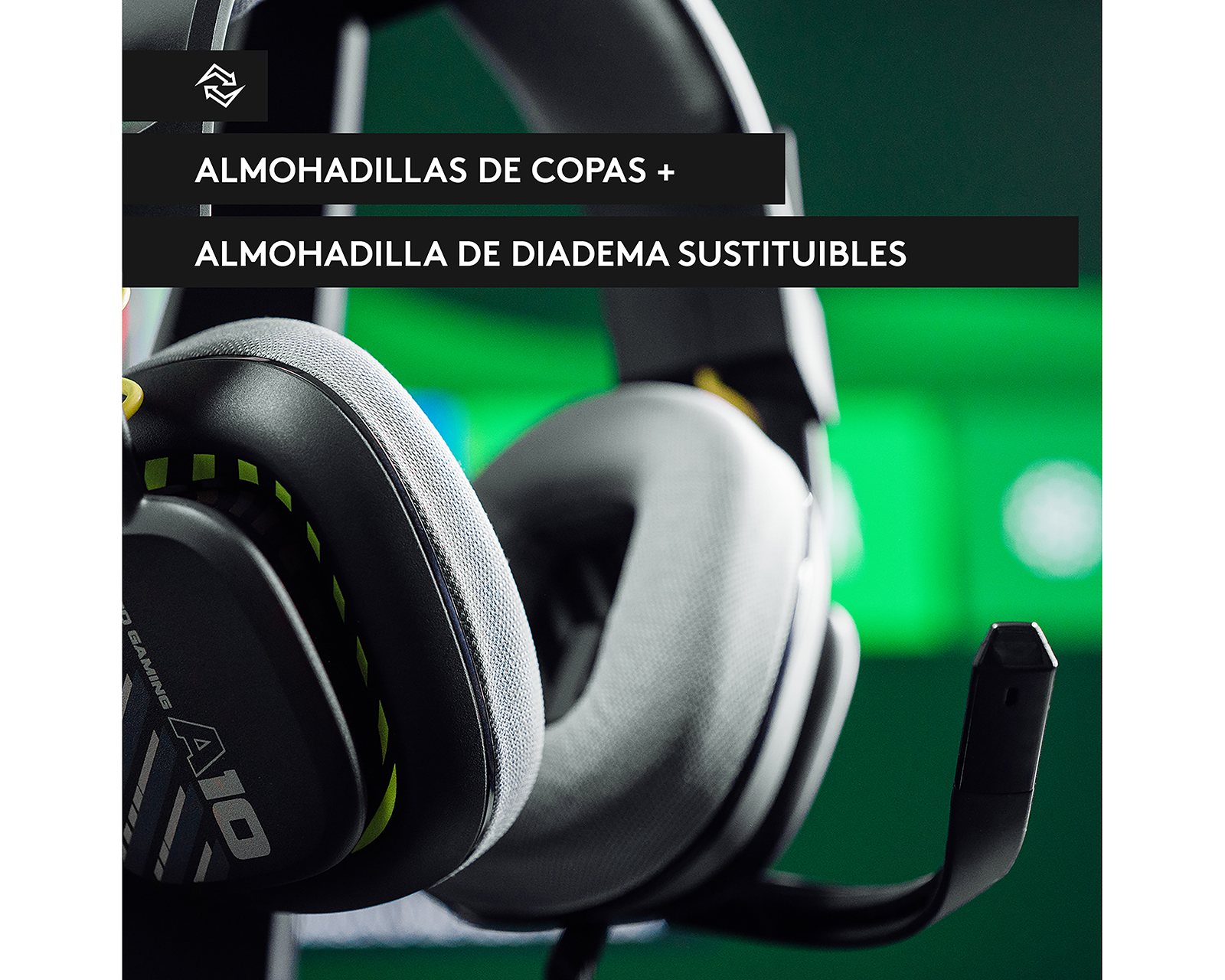 Foto 7 | Foto 7 | Audífonos de Diadema Gamer Logitech Astro A10 Bluetooth