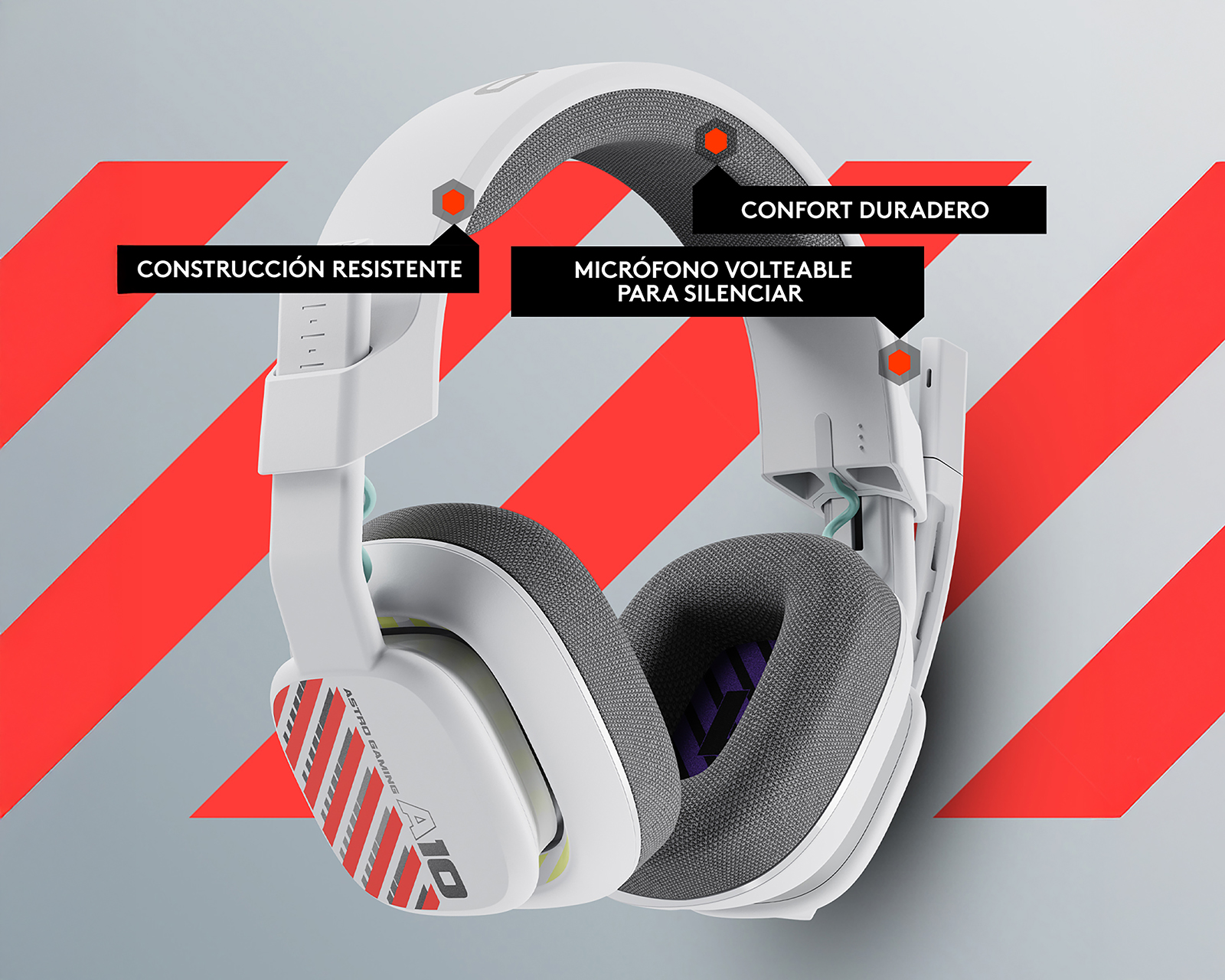 Foto 8 | Foto 8 | Audífonos Alámbricos de Diadema Logitech Astro A10 con Micrófono