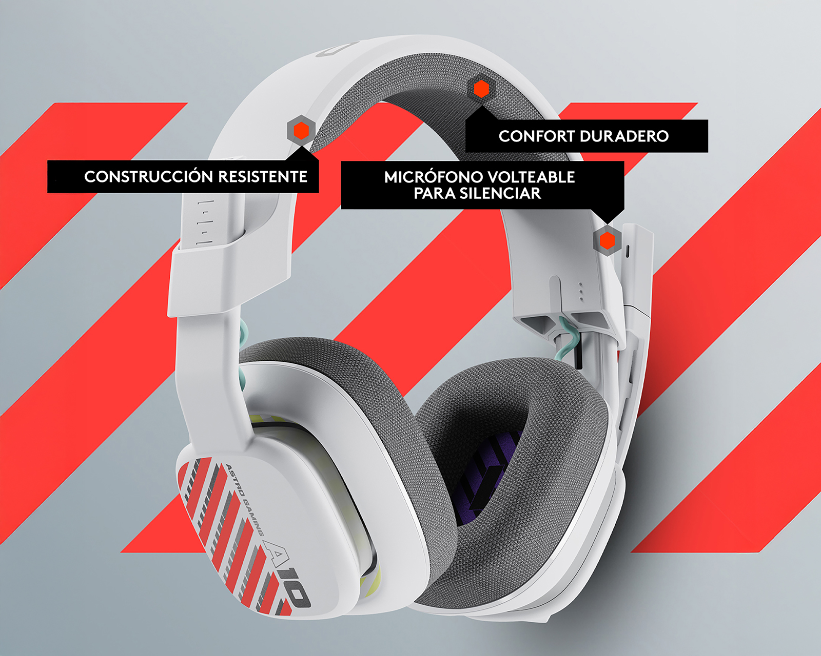 Foto 8 | Foto 8 | Audífonos Alámbricos de Diadema Logitech Astro A10 con Micrófono