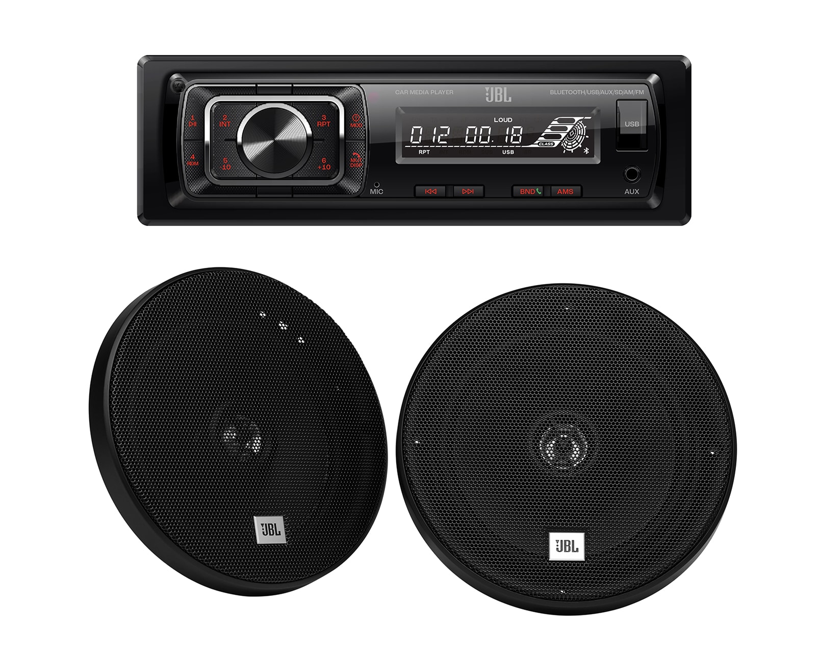 Autoestéreo Multimedia JBL sin CD CELEBRITY PK150/621 Bluetooth Negro con Bocinas