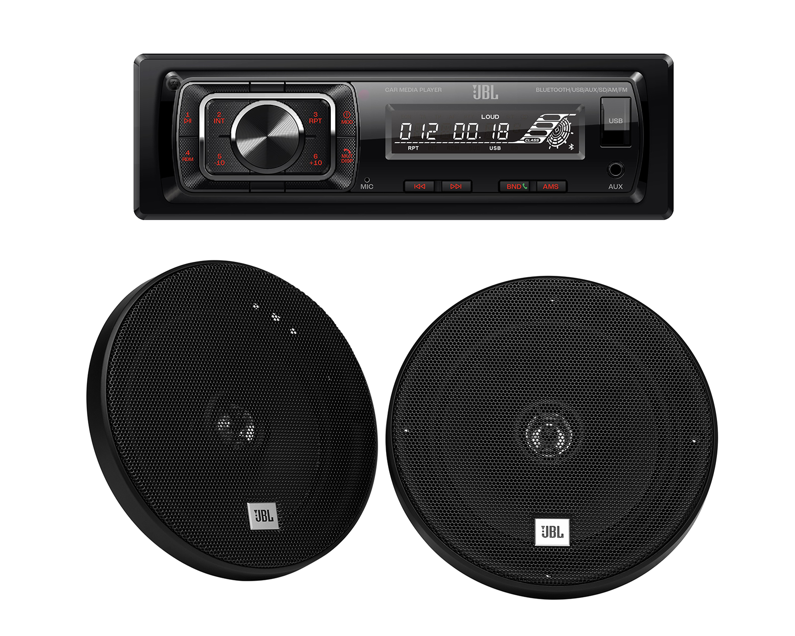 Autoestéreo Multimedia JBL sin CD CELEBRITY PK150/621 Bluetooth Negro con Bocinas