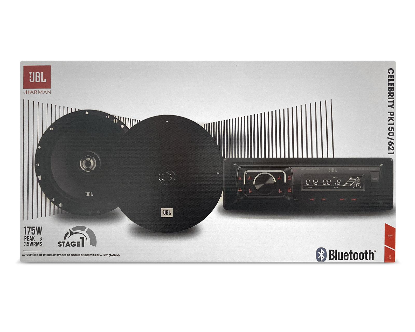 Foto 3 pulgar | Foto 2 | Autoestéreo Multimedia JBL sin CD CELEBRITY PK150/621 Bluetooth Negro con Bocinas