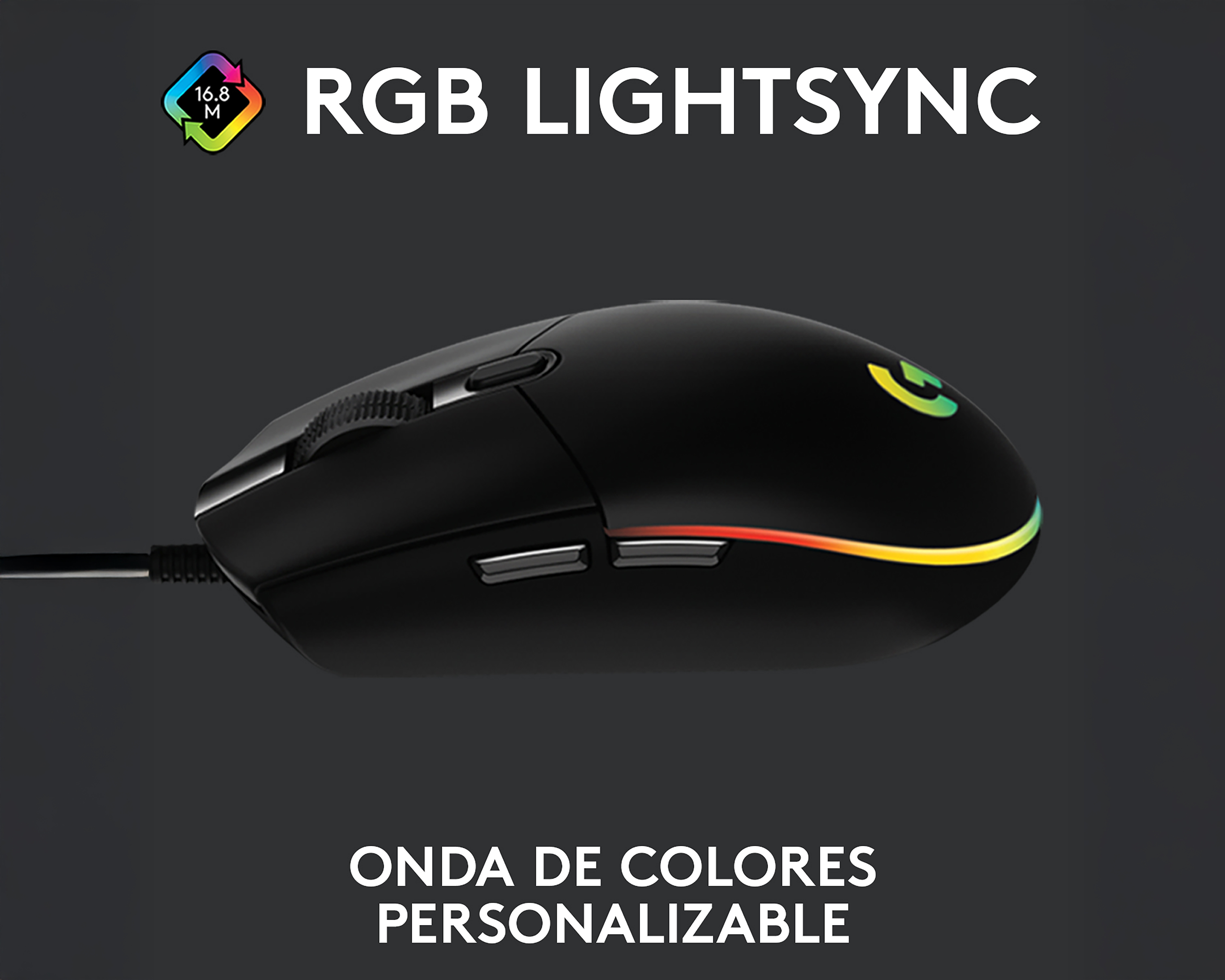 Foto 2 | Foto 2 | Mouse Gamer Alámbrico Logitech G203